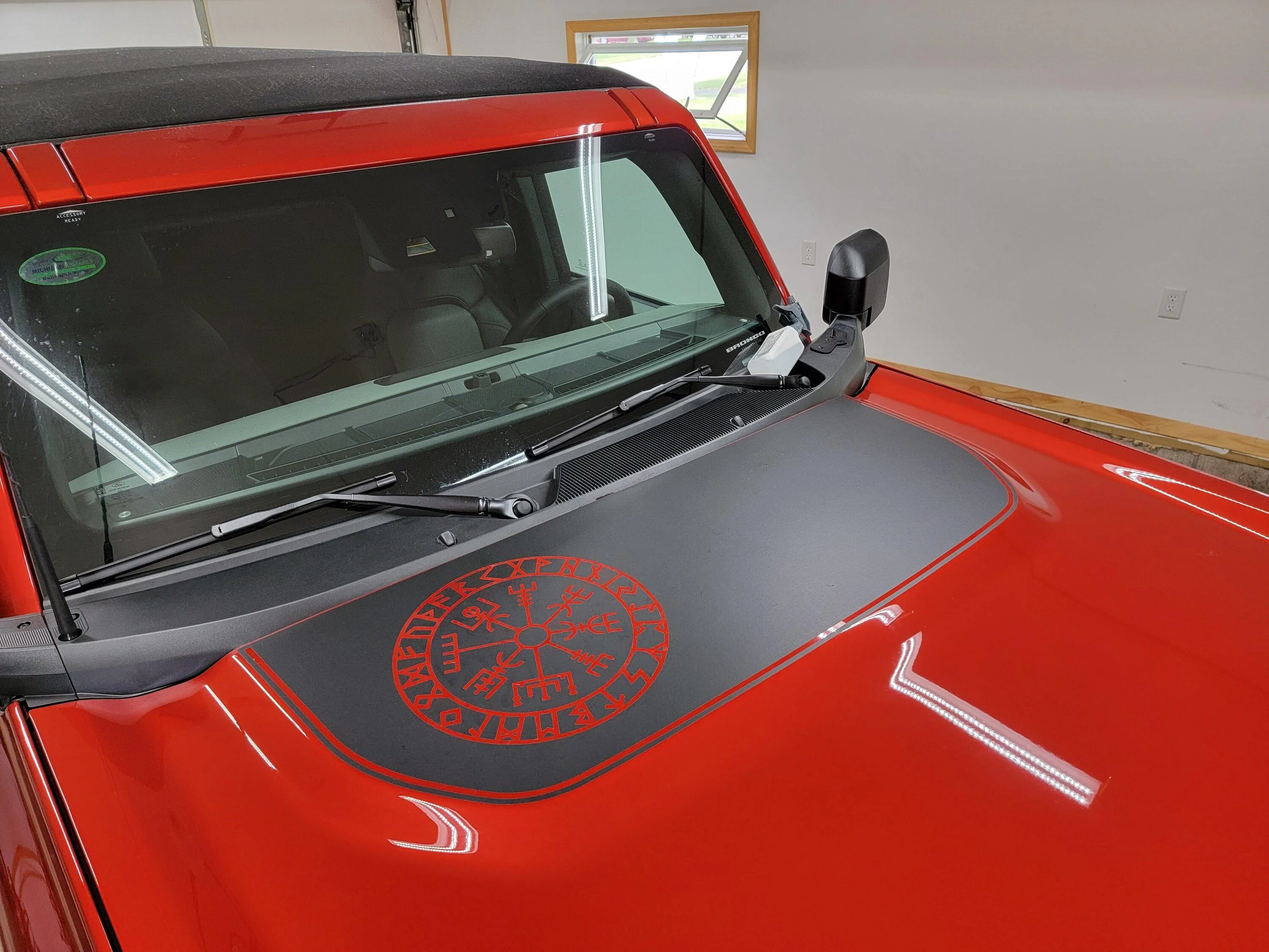 Ford Bronco Hood cowl accents complete! 20220609_152654