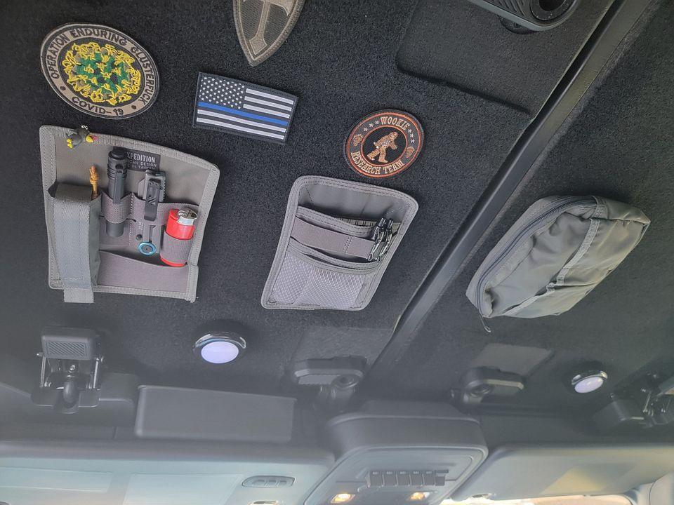 Ford Bronco What did you do TO / WITH your Bronco today? 👨🏻‍🔧🧰🚿🛠 Bronco_Overhead_Storage_01