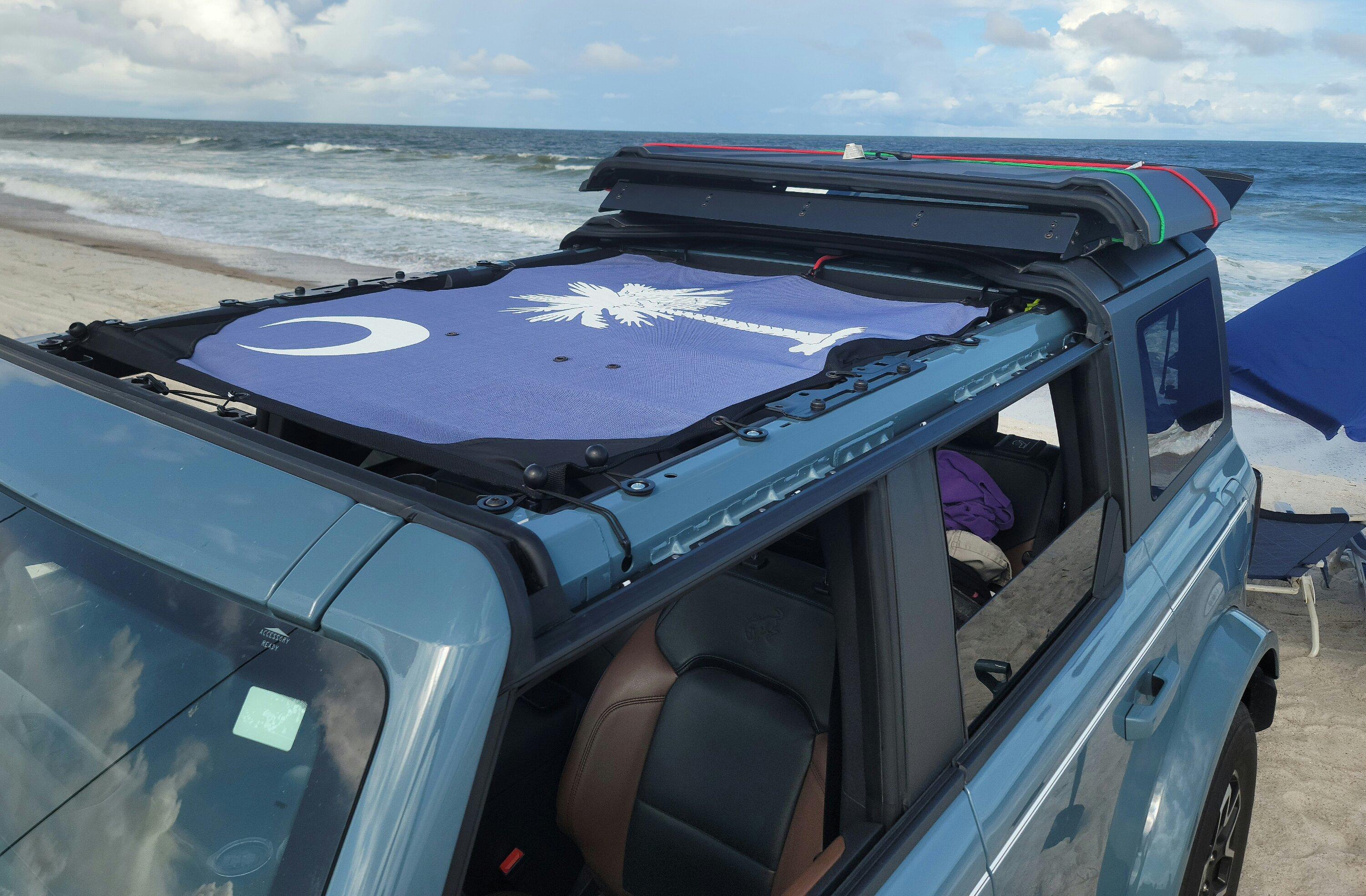 Ford Bronco Installed TrailRax "Half-Rack" on OBX 20220919_160616