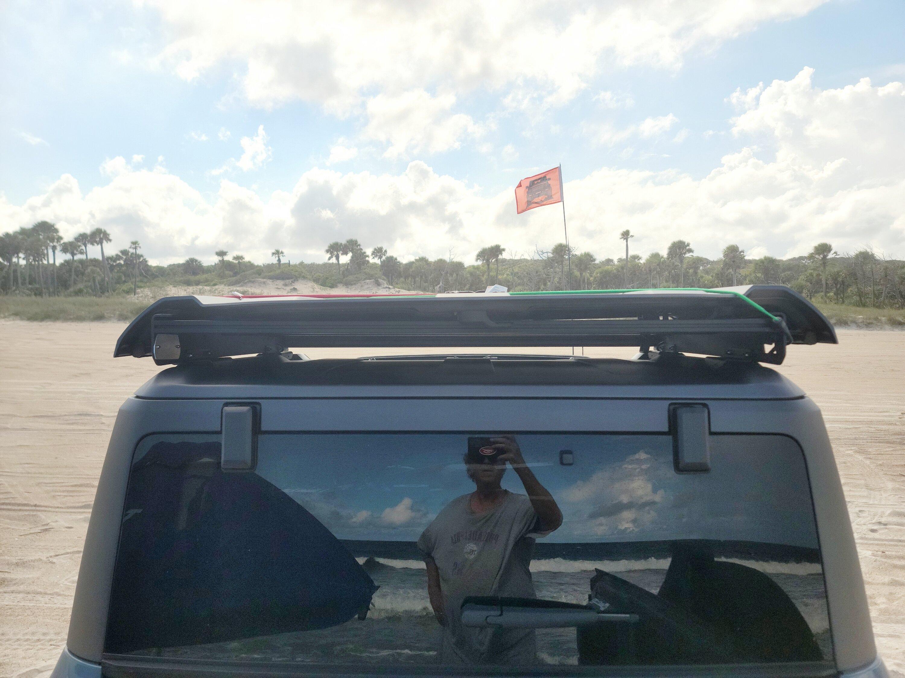 Ford Bronco Installed TrailRax "Half-Rack" on OBX 20220919_160324