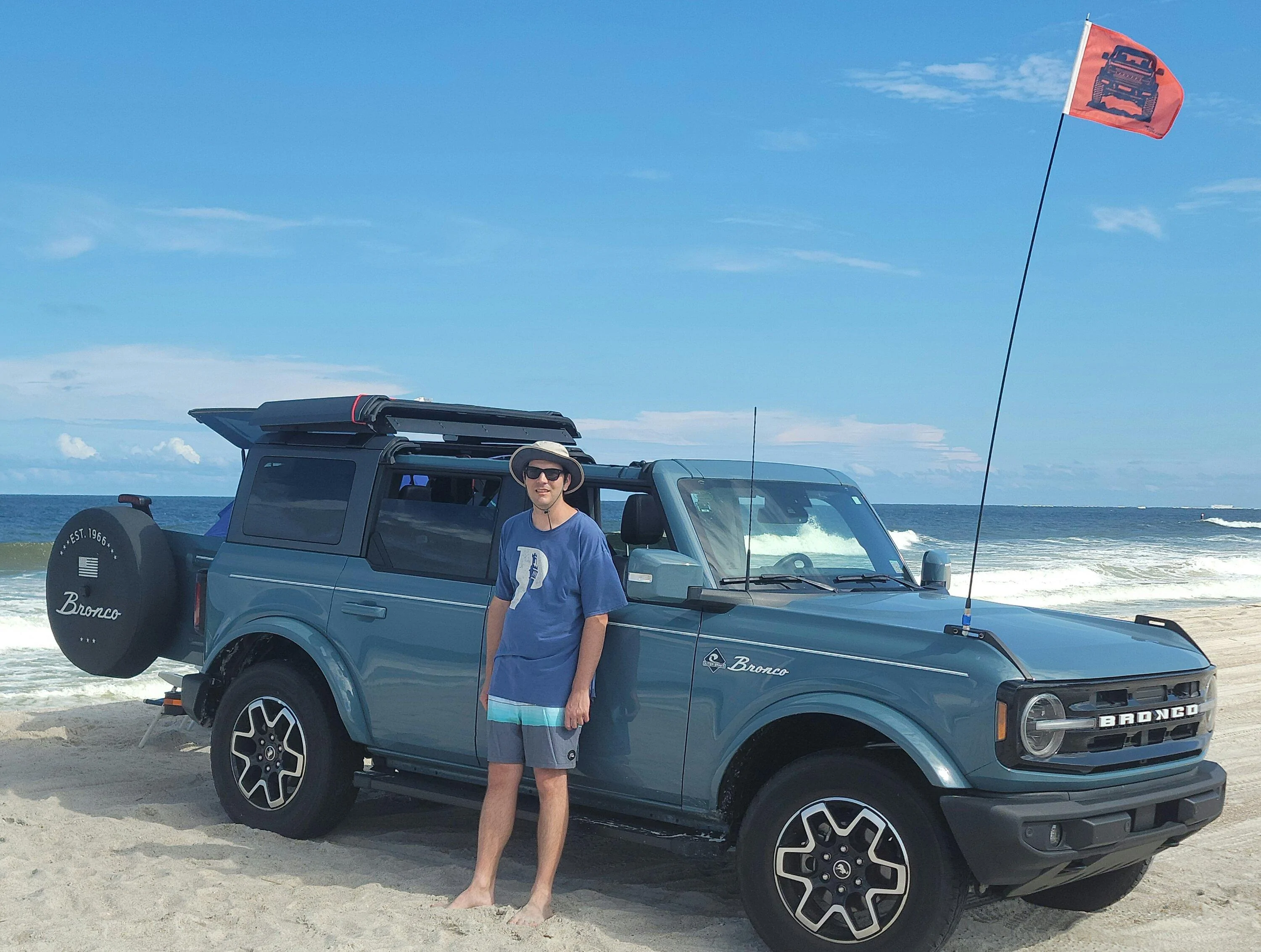 Ford Bronco Installed TrailRax "Half-Rack" on OBX 20220919_160204