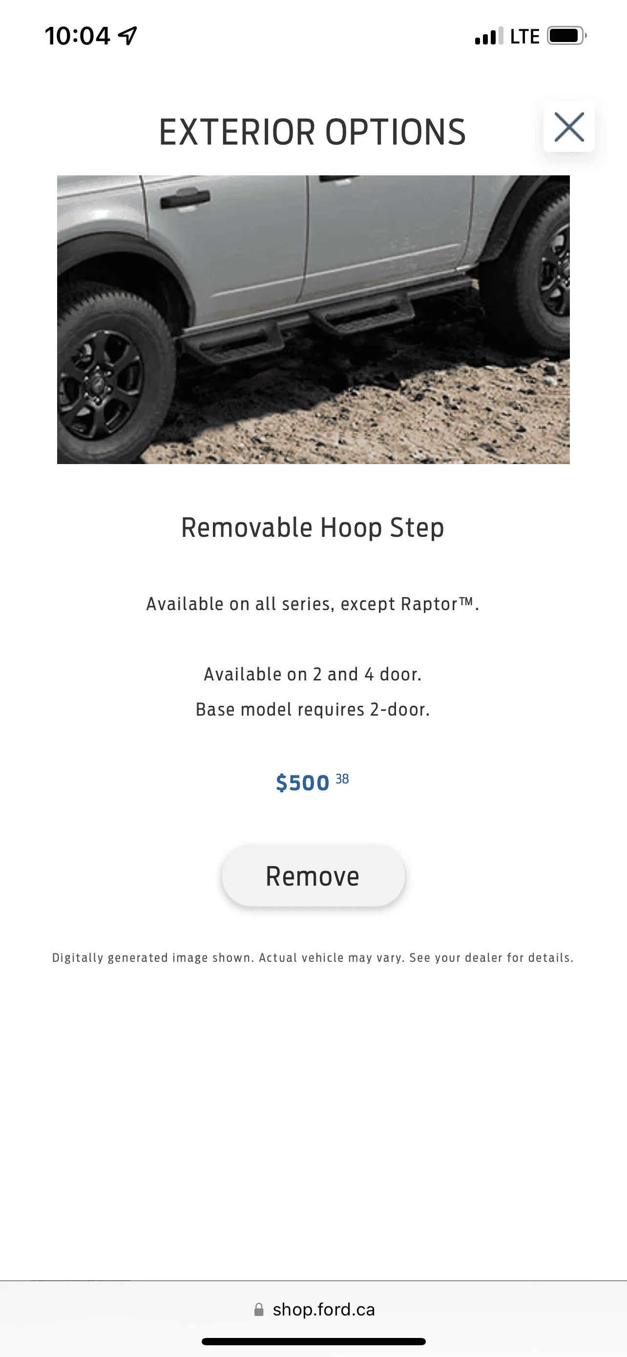Ford Bronco Azure Gray Metallic 2023 Bronco (w/ new rock rails design) -- first look sighting 0BB69011-408F-46BB-9501-35A7F3BDE1D4
