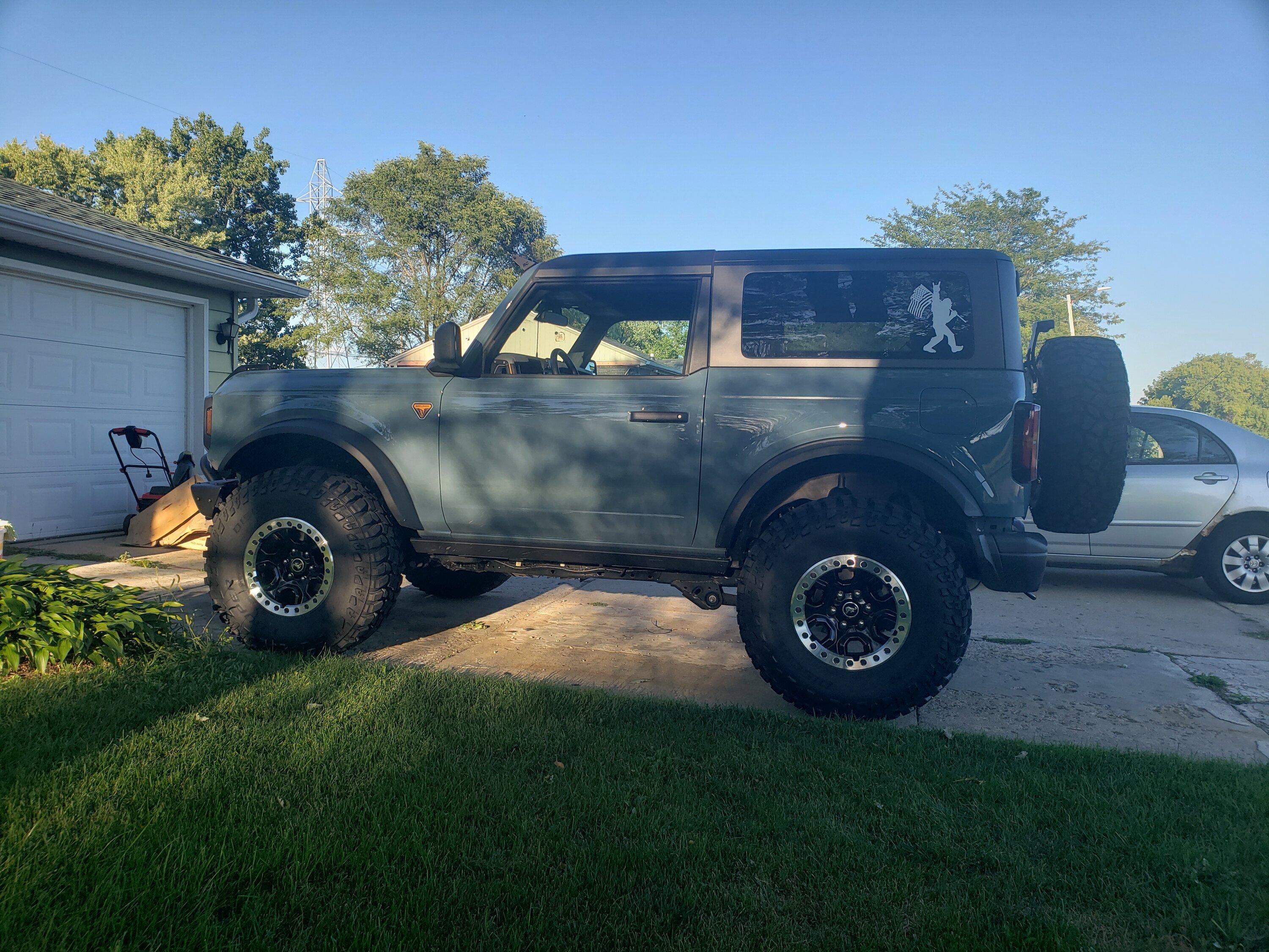 Ford Bronco Show us your installed wheel / tire upgrades here! (Pics) 20220831_182107