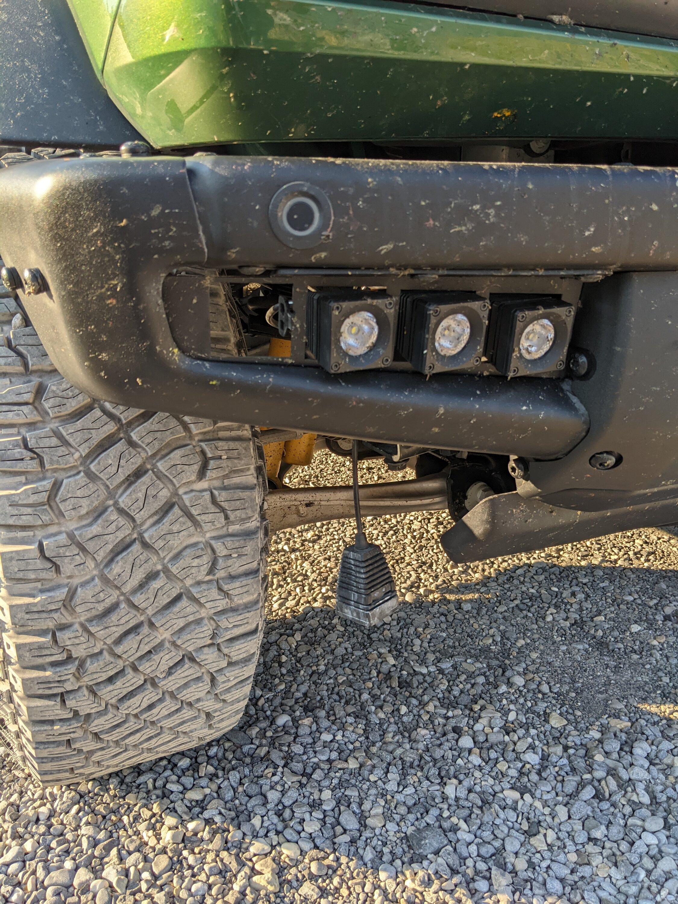 Ford Bronco Toronto to Tombstone Territorial Park, Yukon and Back in The Hulk Badlands Bronco spray_lakes_damage