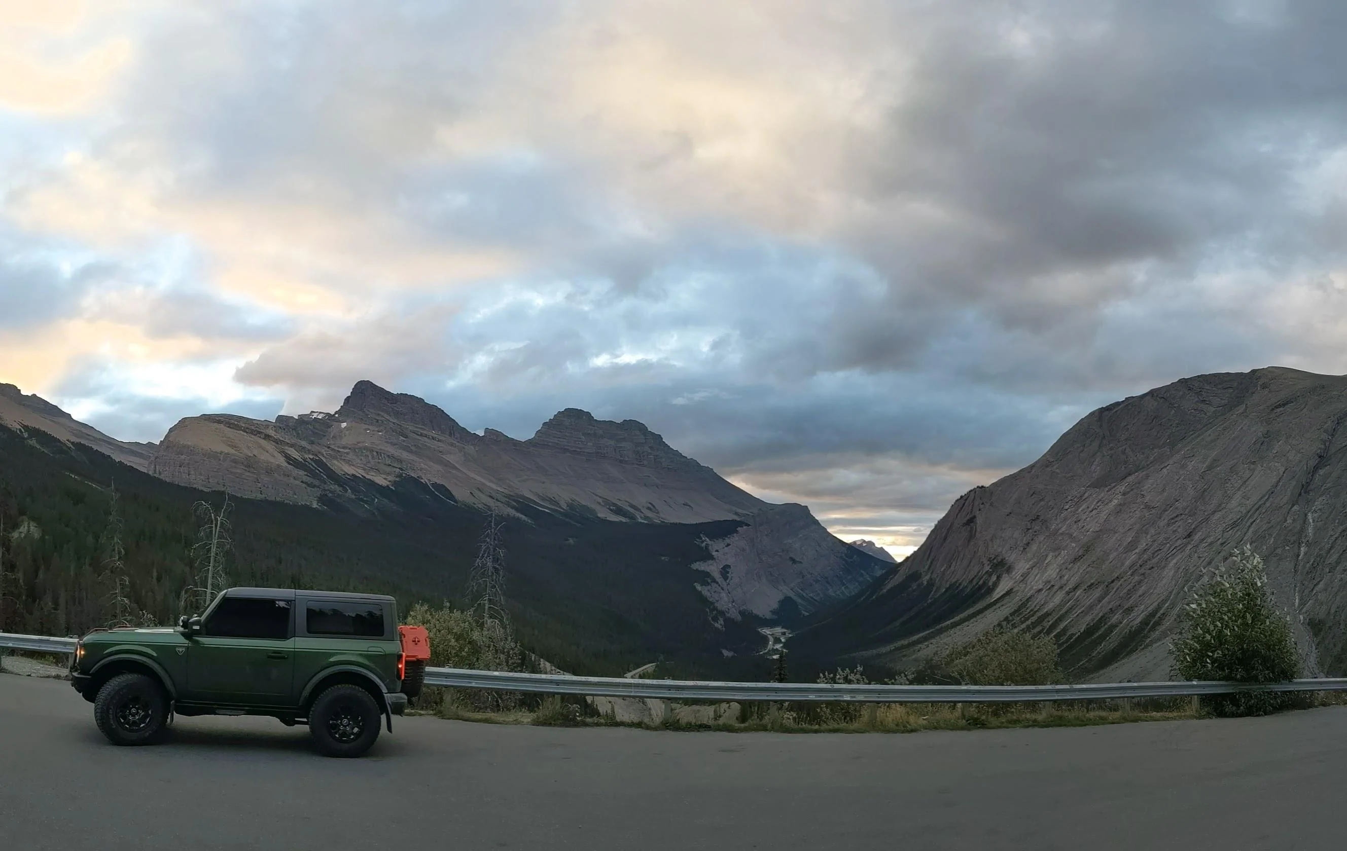 Ford Bronco Toronto to Tombstone Territorial Park, Yukon and Back in The Hulk Badlands Bronco icefields2
