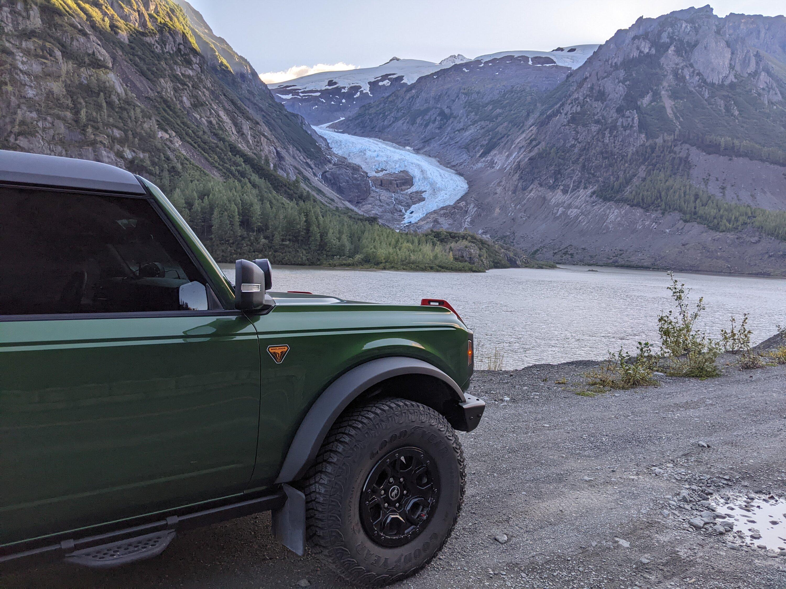 Ford Bronco Toronto to Tombstone Territorial Park, Yukon and Back in The Hulk Badlands Bronco bear_glacier1