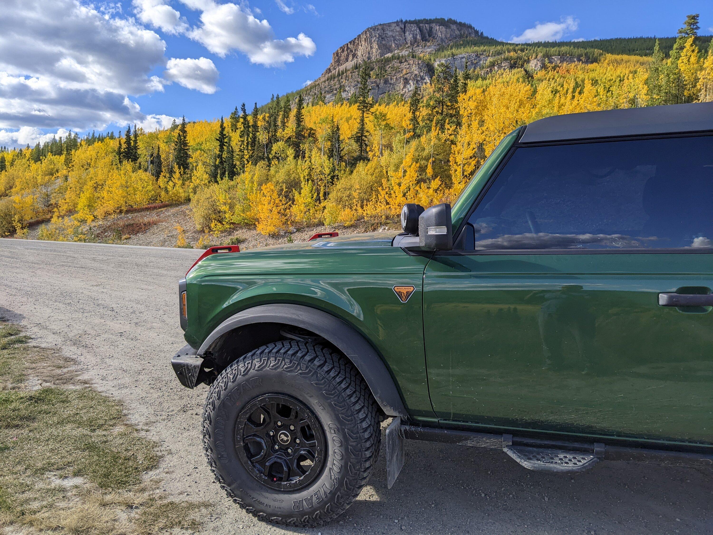 Ford Bronco Toronto to Tombstone Territorial Park, Yukon and Back in The Hulk Badlands Bronco yellowhead1