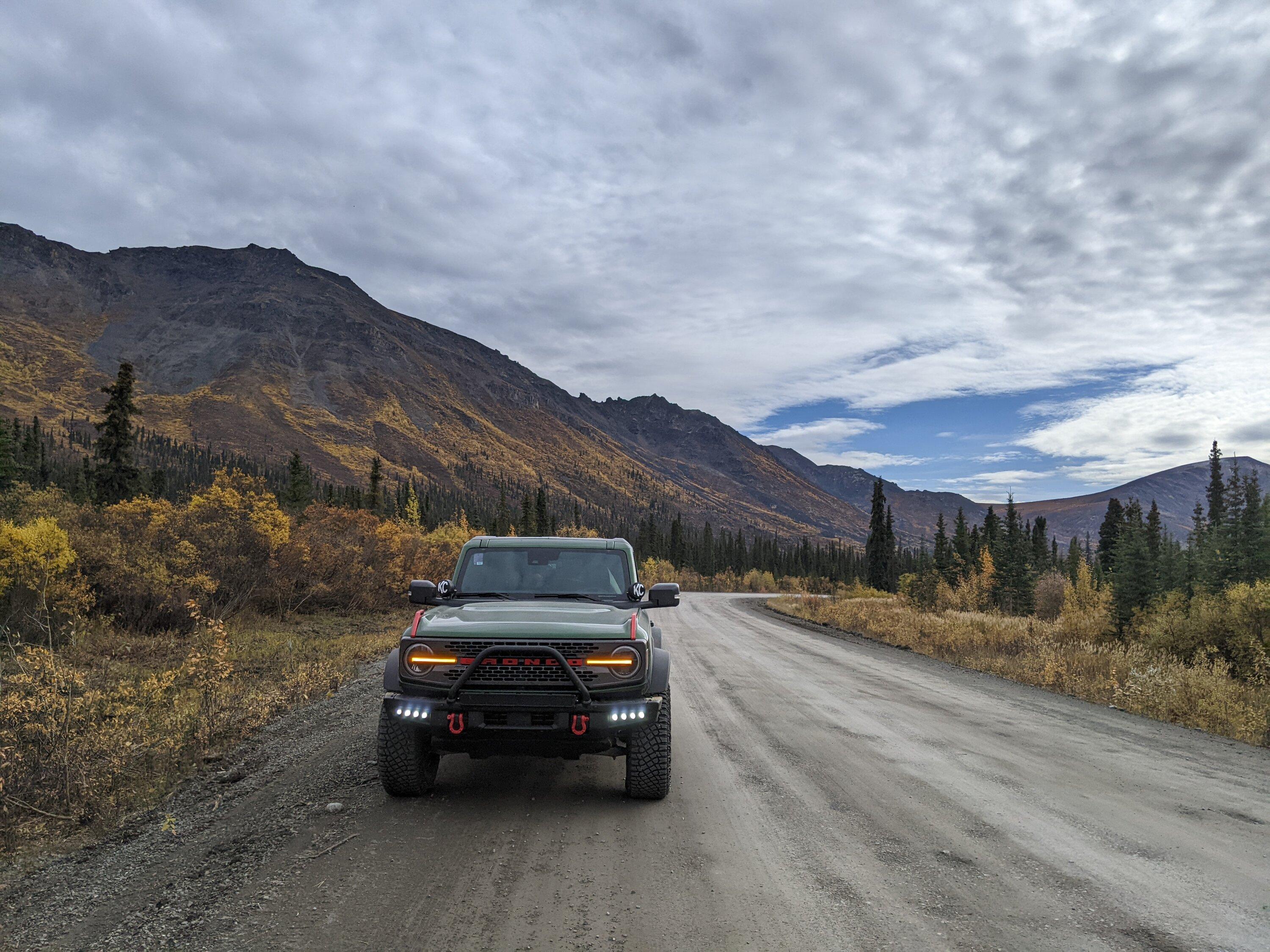Ford Bronco Toronto to Tombstone Territorial Park, Yukon and Back in The Hulk Badlands Bronco tombstone1