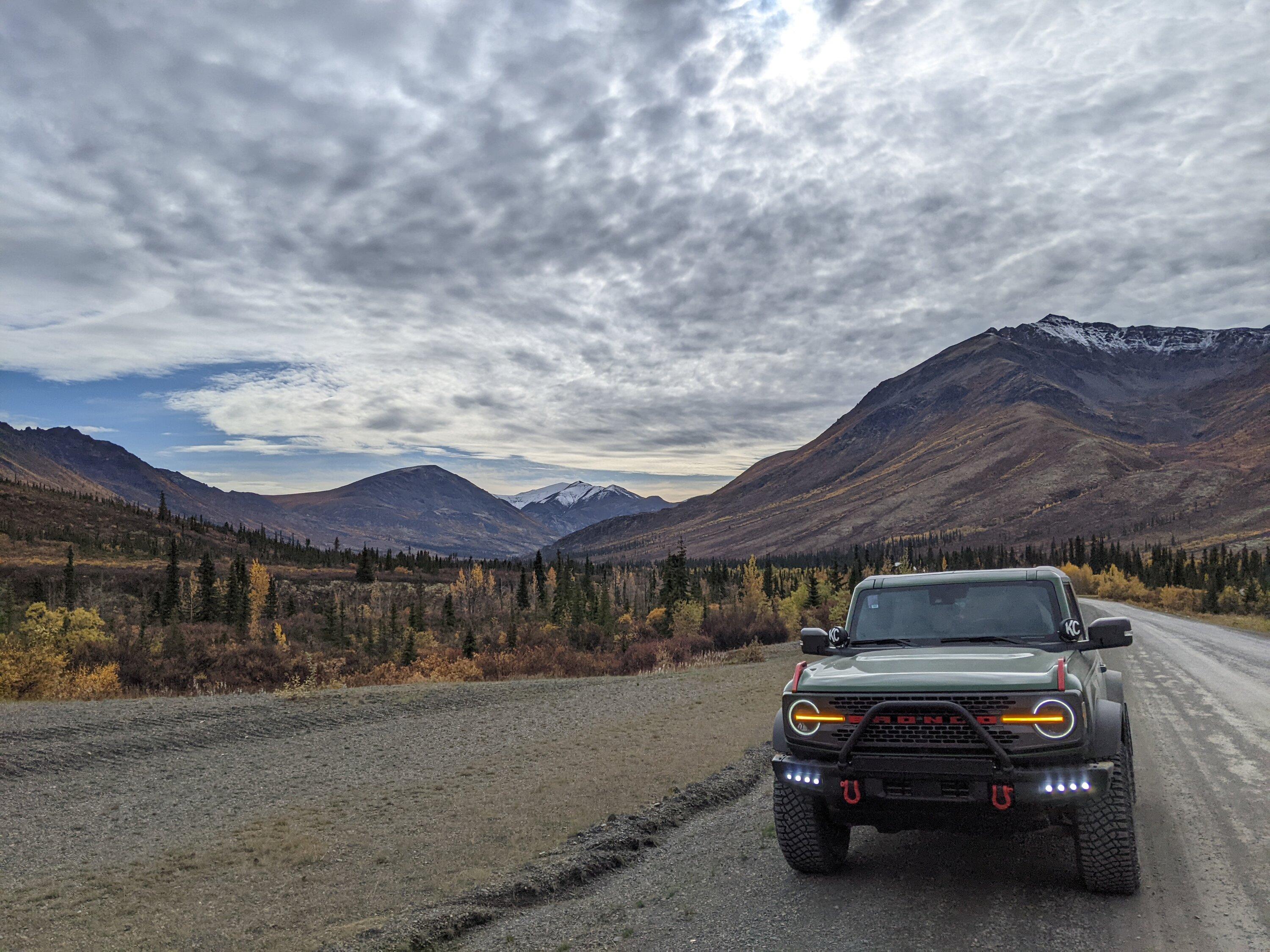Ford Bronco Toronto to Tombstone Territorial Park, Yukon and Back in The Hulk Badlands Bronco tombstone2