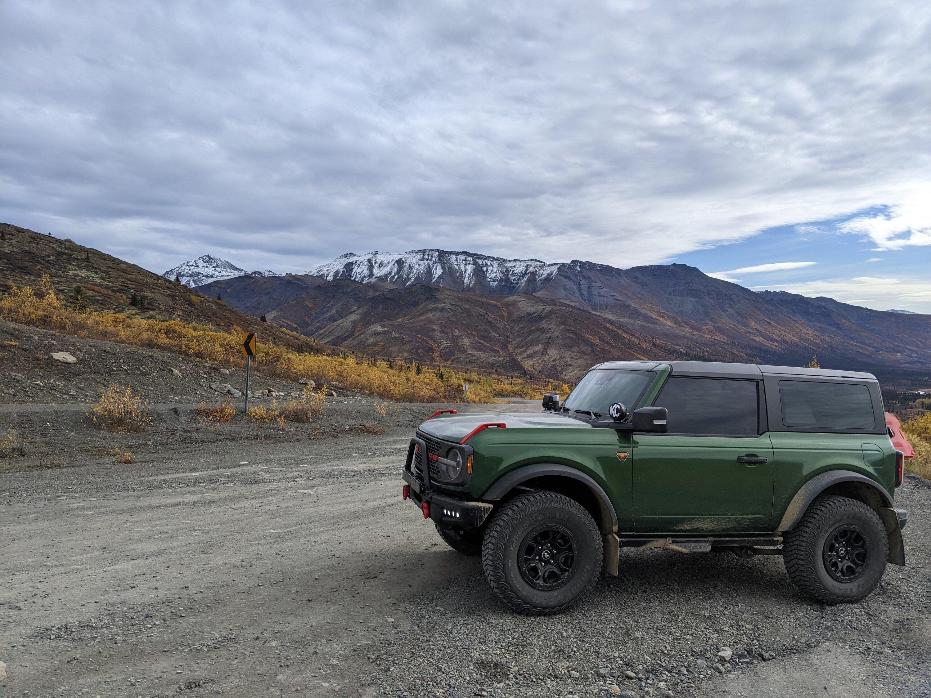 Ford Bronco Toronto to Tombstone Territorial Park, Yukon and Back in The Hulk Badlands Bronco tombstone4