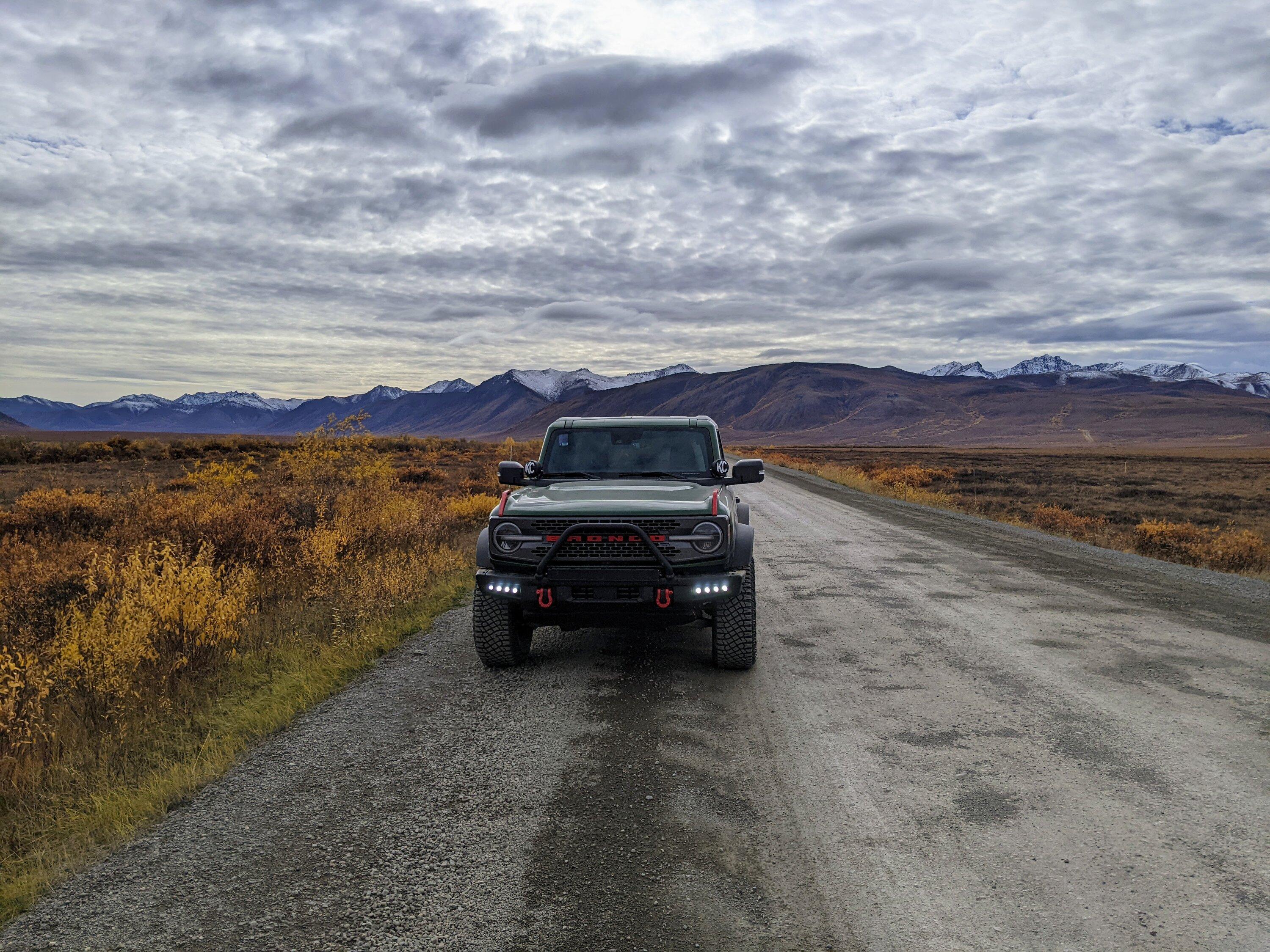Ford Bronco Toronto to Tombstone Territorial Park, Yukon and Back in The Hulk Badlands Bronco tombstone9