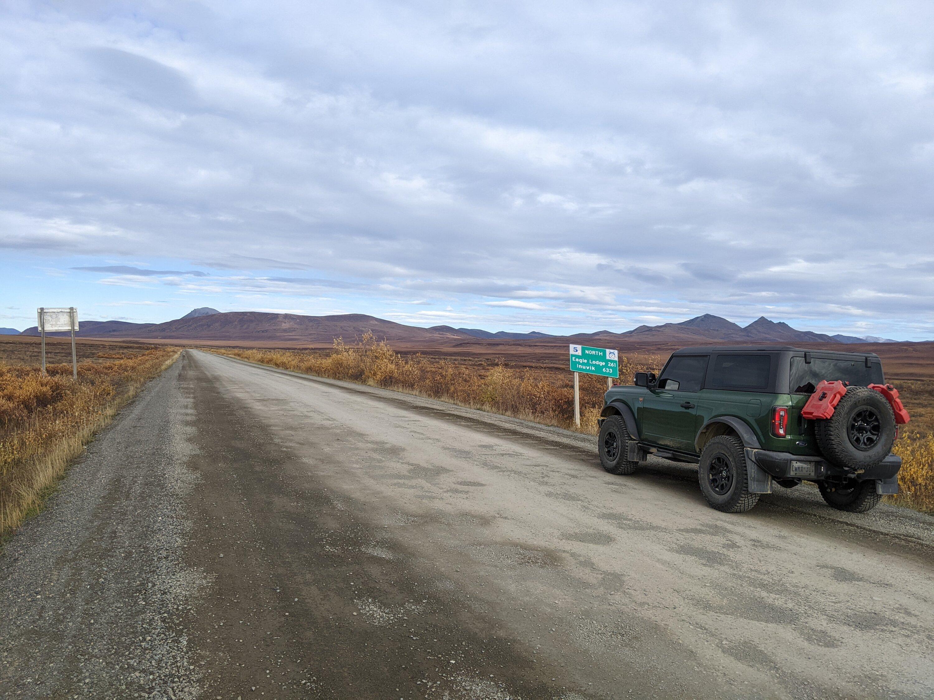 Ford Bronco Toronto to Tombstone Territorial Park, Yukon and Back in The Hulk Badlands Bronco tombstone10
