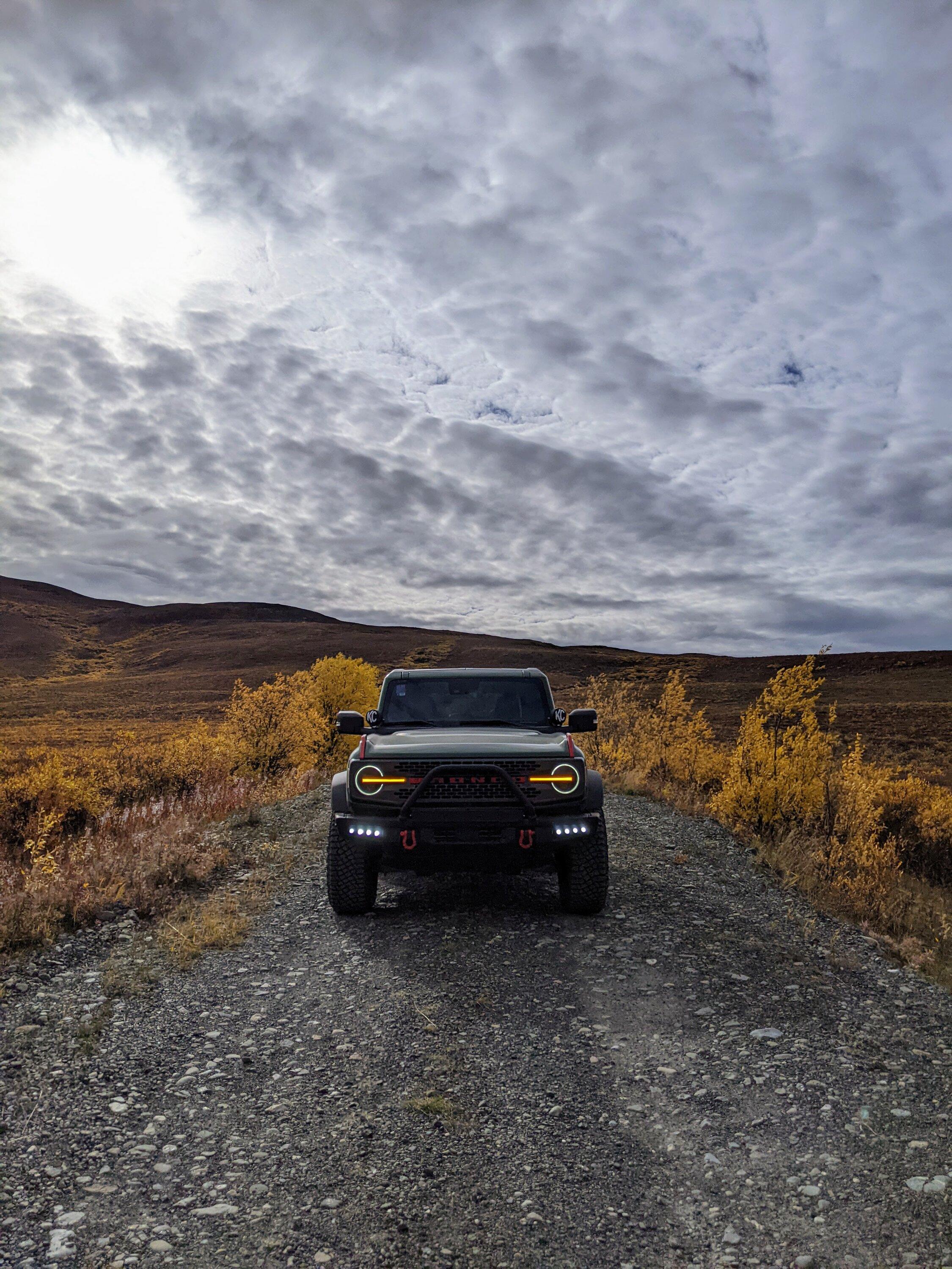 Ford Bronco Toronto to Tombstone Territorial Park, Yukon and Back in The Hulk Badlands Bronco tombstone13