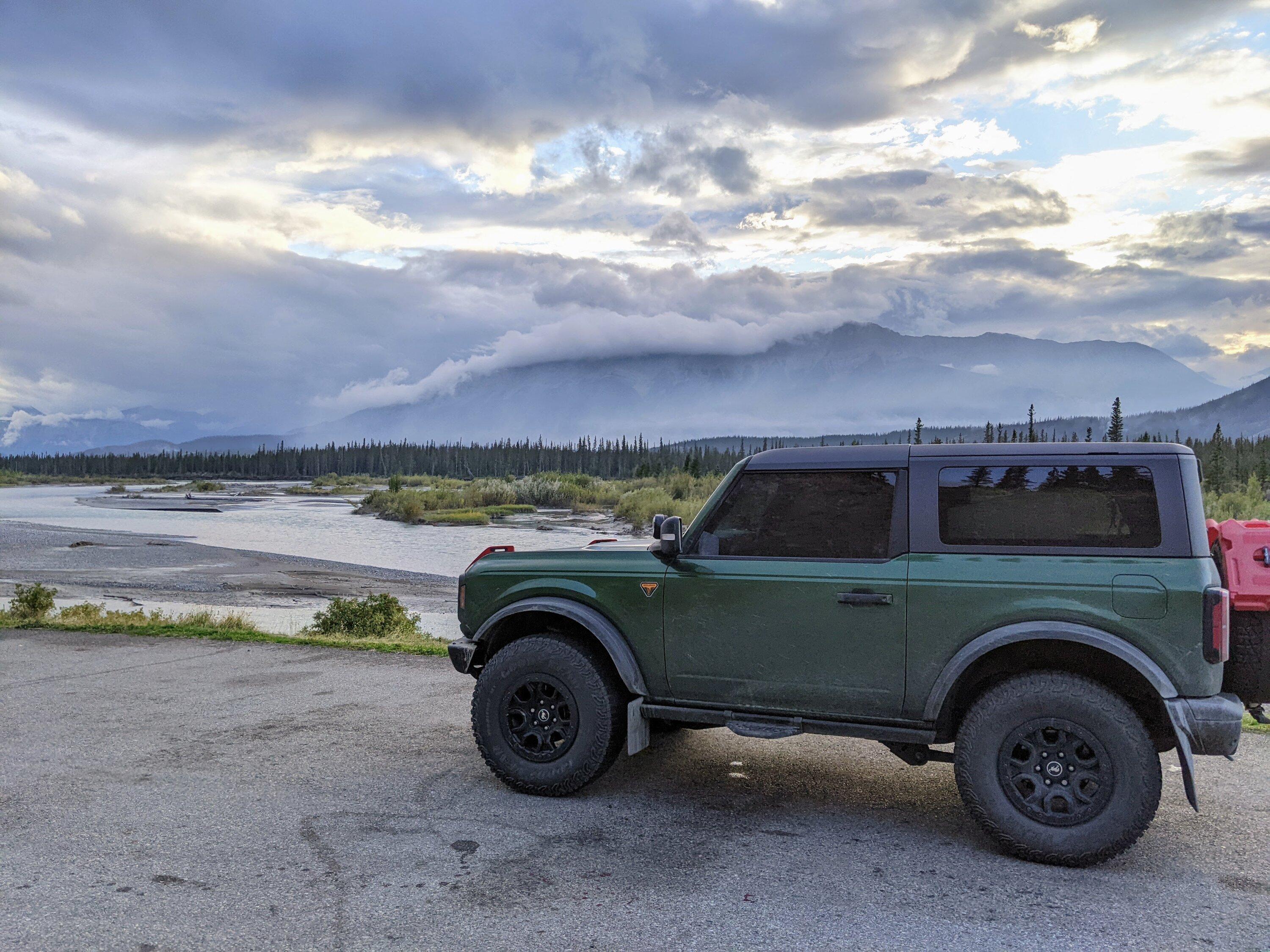 Ford Bronco Toronto to Tombstone Territorial Park, Yukon and Back in The Hulk Badlands Bronco jasper3