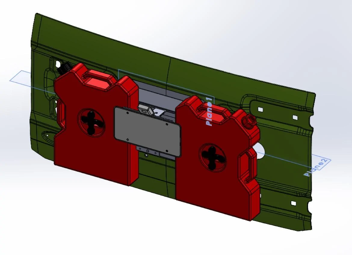 Ford Bronco JcrOffroad Trailgate plate prototype. 0841748D-E4F2-4FFD-A790-432935348732