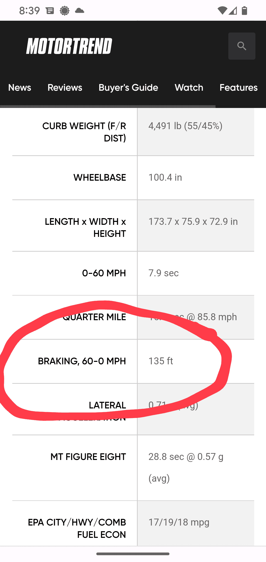 Ford Bronco Help! How do you stop this thing? A stat you probably didn't know (149 feet brake distance). Screenshot_20220920-203956~2