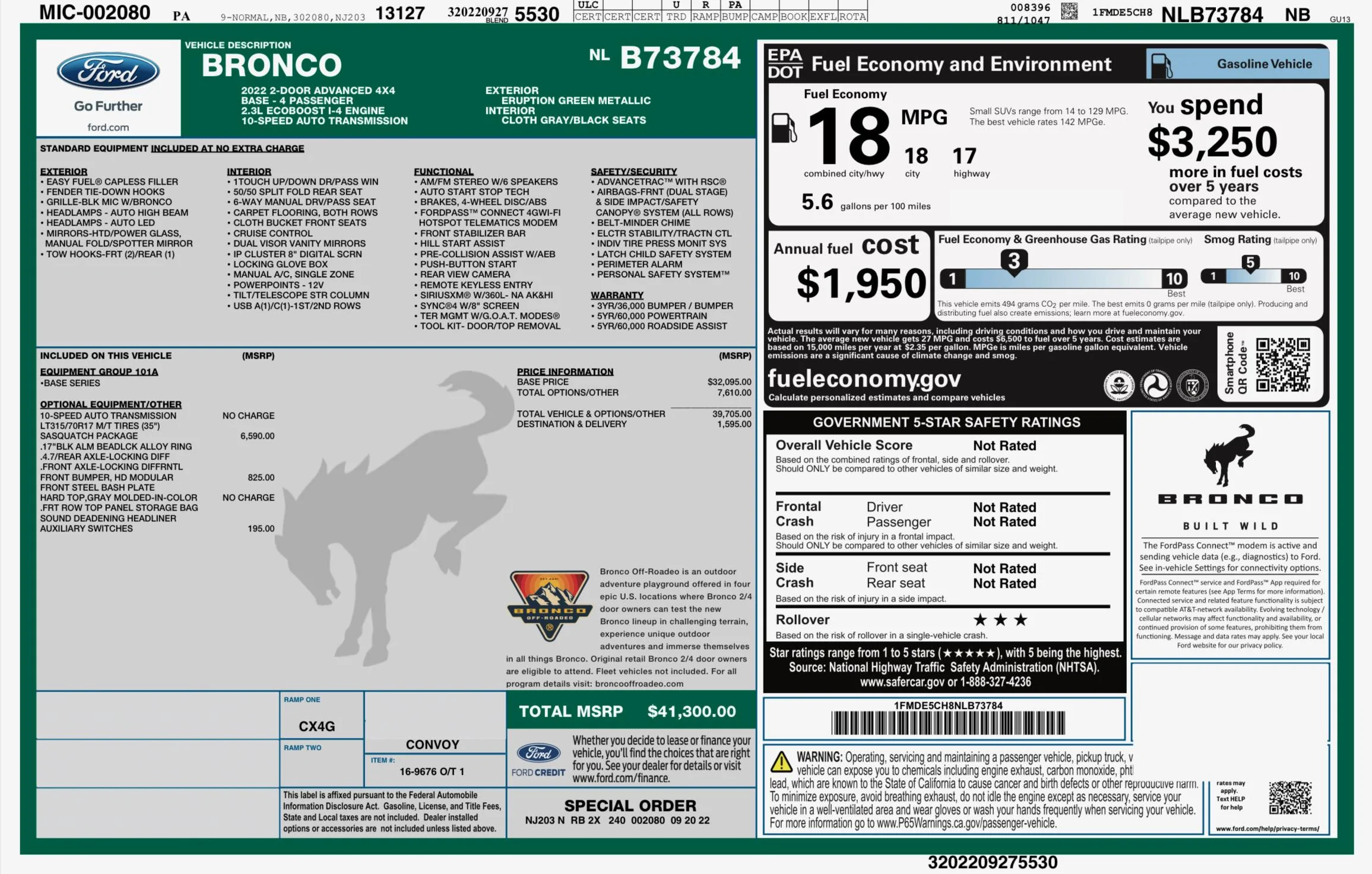Ford Bronco 9/26/2022 Build Week Thread with Spreadsheet 8A64453C-F389-44E2-B03B-E72F671465E5