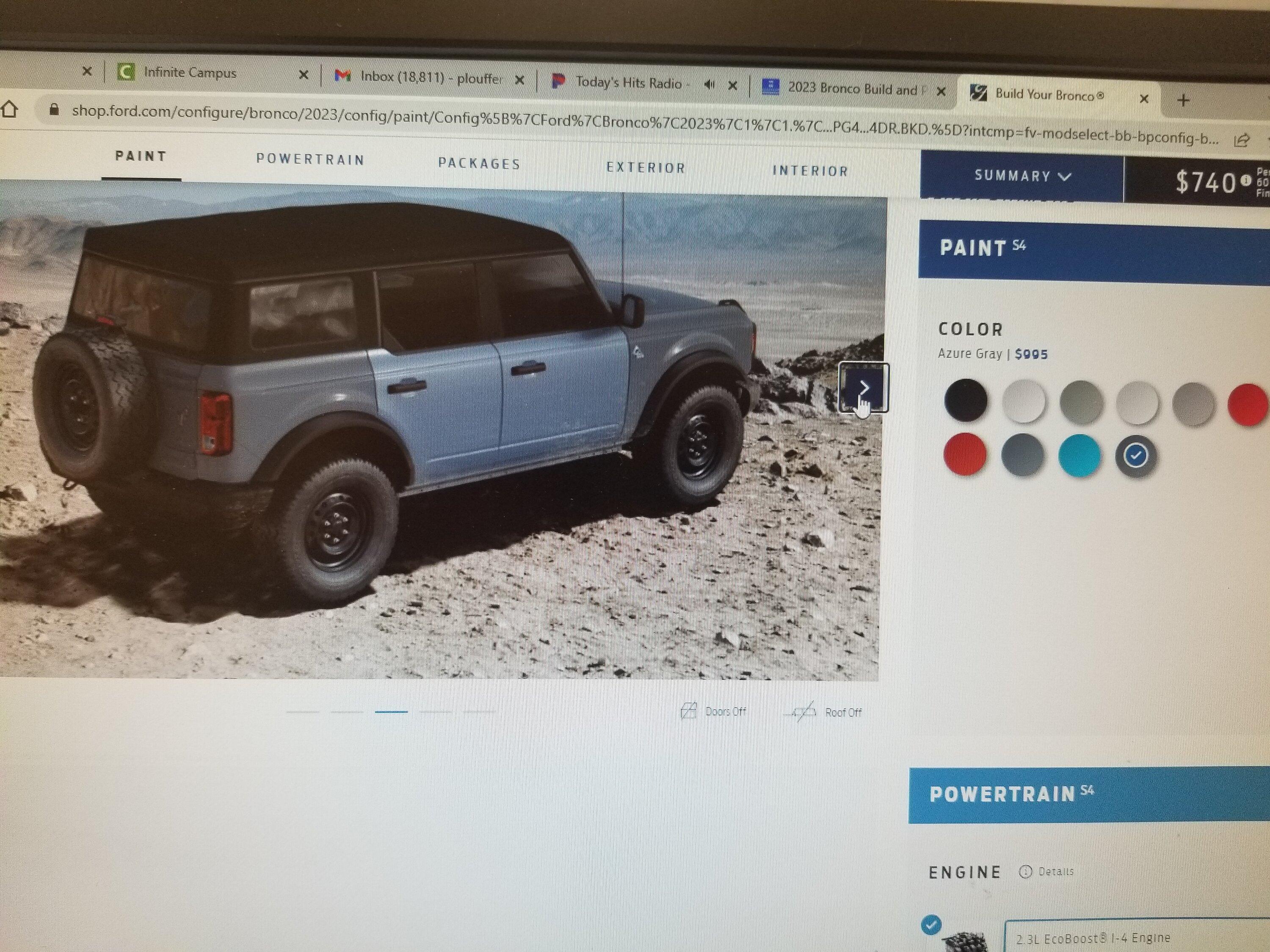 Ford Bronco Actual azure (gray) 51! 20220921_100112