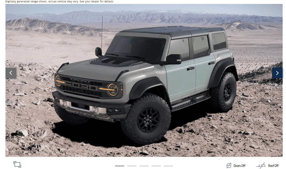 Ford Bronco Actual azure (gray) 51! 1663770058949