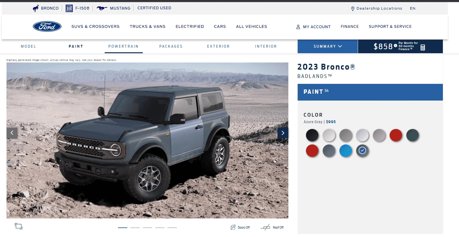 Ford Bronco 2023 Bronco and Raptor Order Guide [Updated 12/1/22] 1663770286670