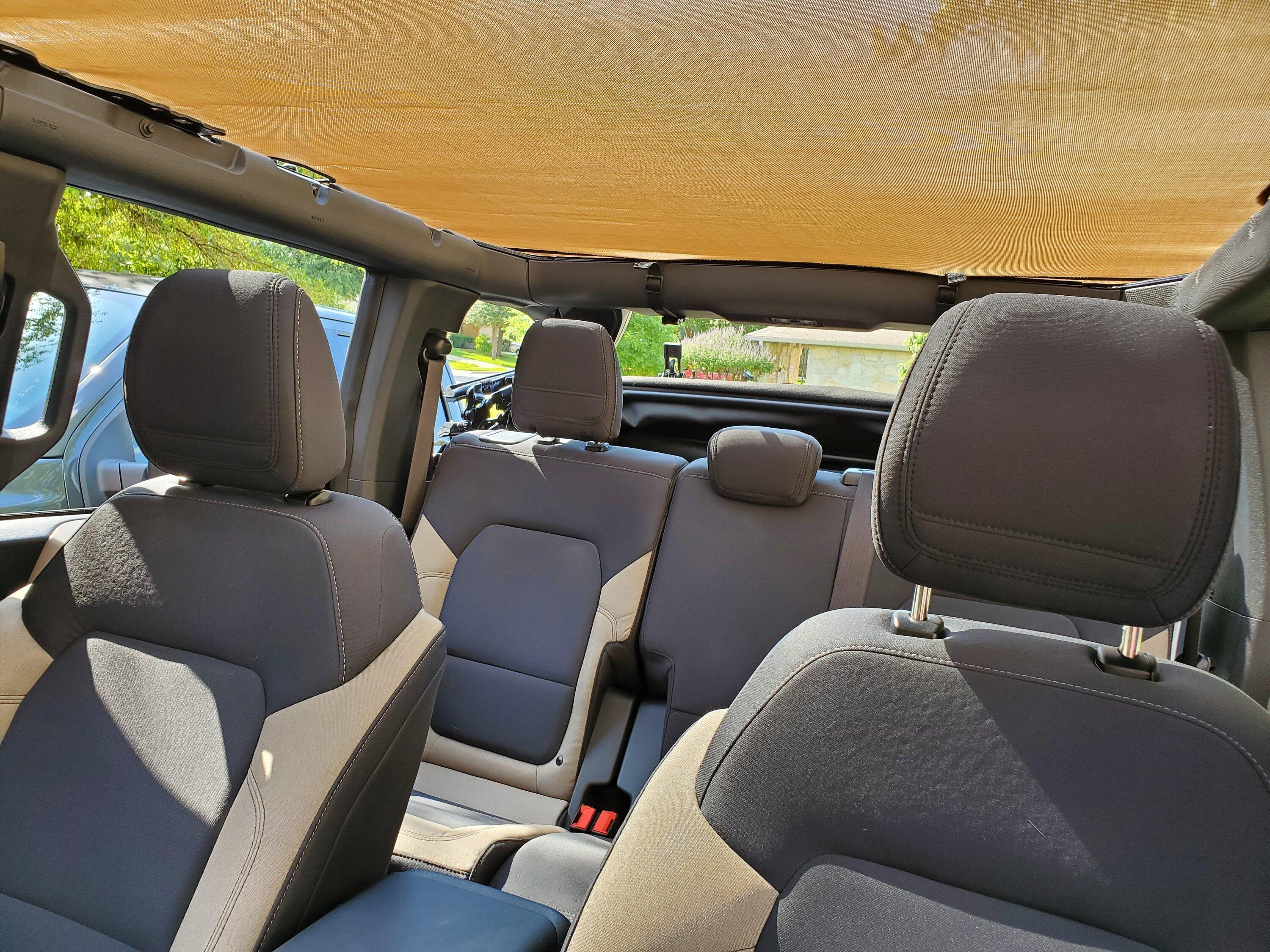Ford Bronco Experience with JTop biminis? Bronco Inside
