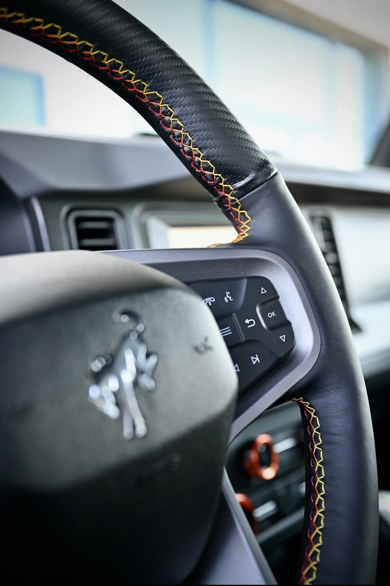 Ford Bronco New custom steering wheel installed in Base Bronco IMG_0155