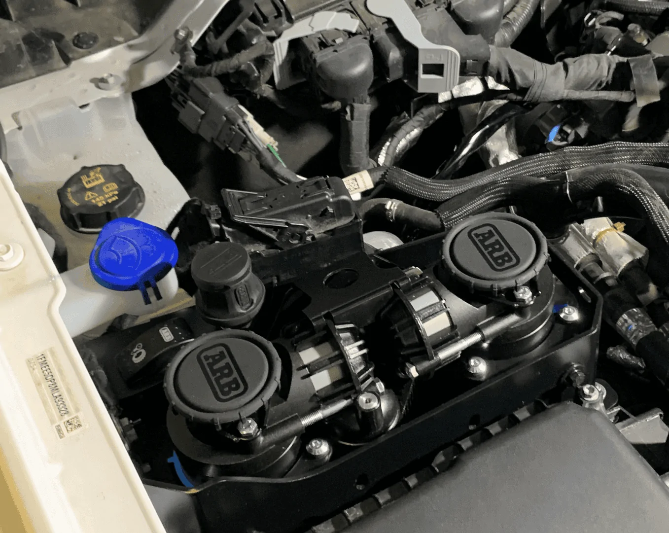 Ford Bronco GROUP BUY - ARB Air compressor kit Screenshot 2022-09-21 at 20-24-35 2021 Ford Bronco Grimm OffRoad ARB Twin Compressor Mounting