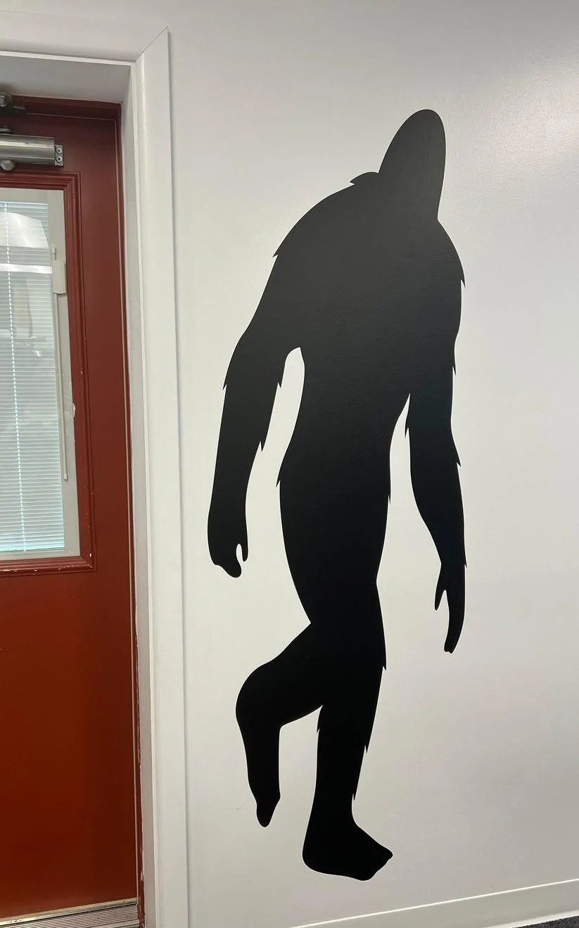 Ford Bronco Life Sized Sasquatch Wall Decal Now In Stock at TMB! life-sized-sasquatch-wall-decal-Jack