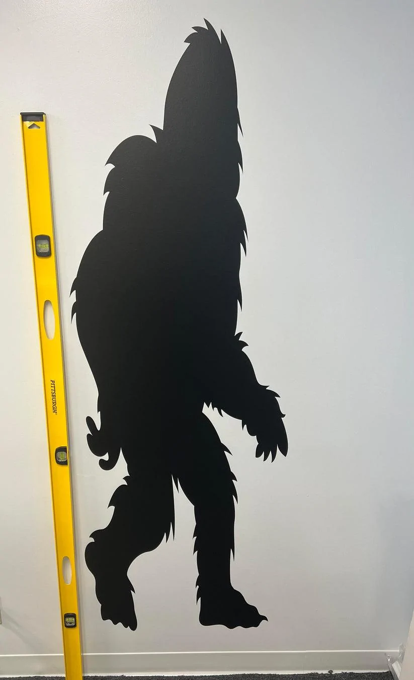 Ford Bronco Life Sized Sasquatch Wall Decal Now In Stock at TMB! life-sized-sasquatch-wall-decal-Dian