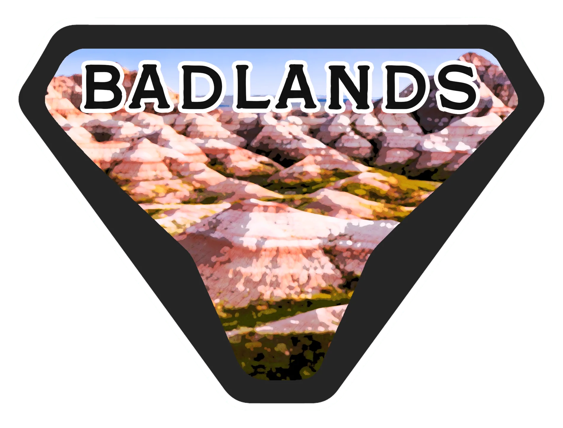 Ford Bronco B6G members-made custom Bronco logos, badges, stickers thread - submit your work here Badge_Badlands