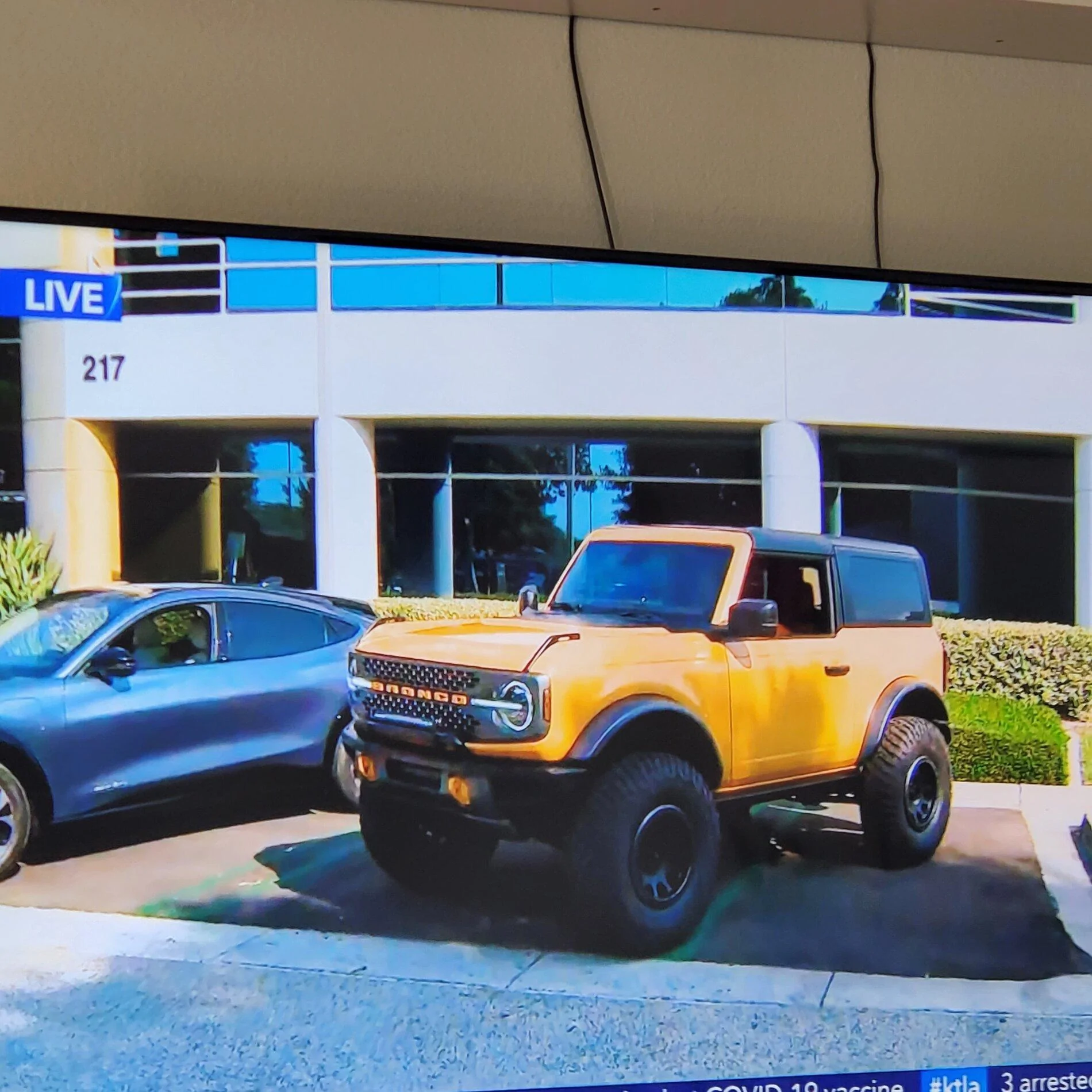 Ford Bronco KBB Irvine, CA - Bronco and Mach E sighted! 20200923_095622