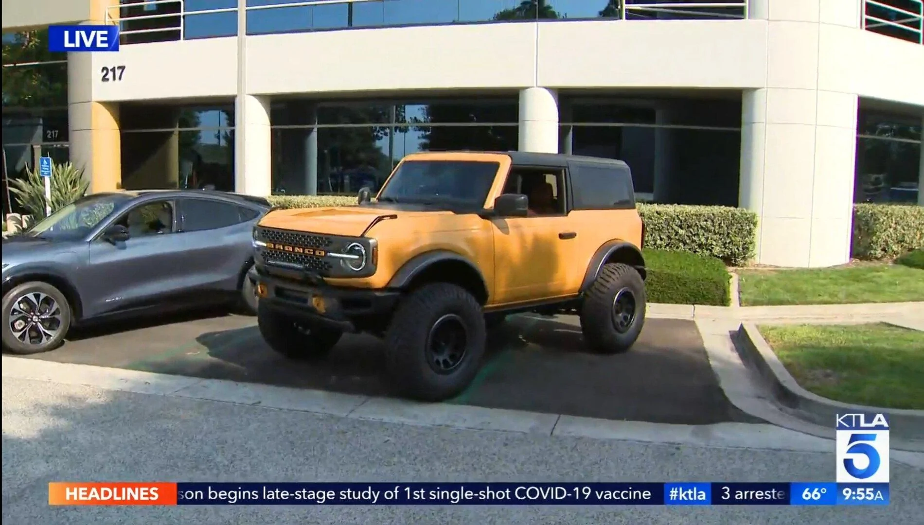 Ford Bronco KBB Irvine, CA - Bronco and Mach E sighted! 20200923_104559