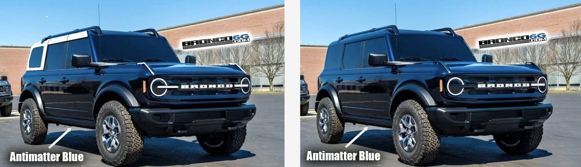 Ford Bronco Antimatter Blue Thread Antimatter