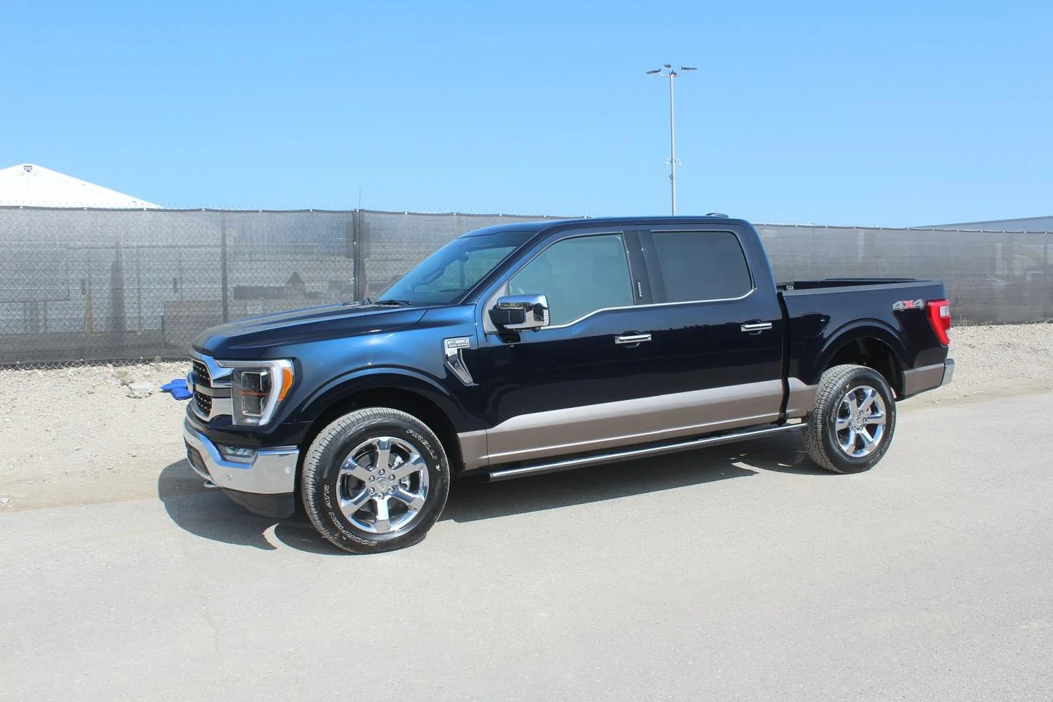 Ford Bronco Antimatter Blue Thread Antimatter Blue 2021 F-150 King Ranch Chrome 22