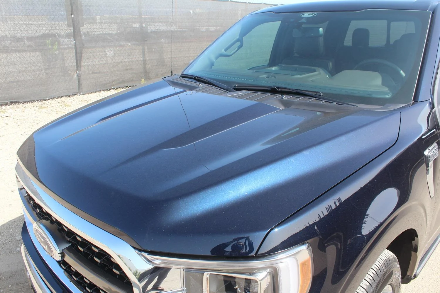 Ford Bronco Antimatter Blue Thread Antimatter Blue 2021 F-150 King Ranch Chrome 31