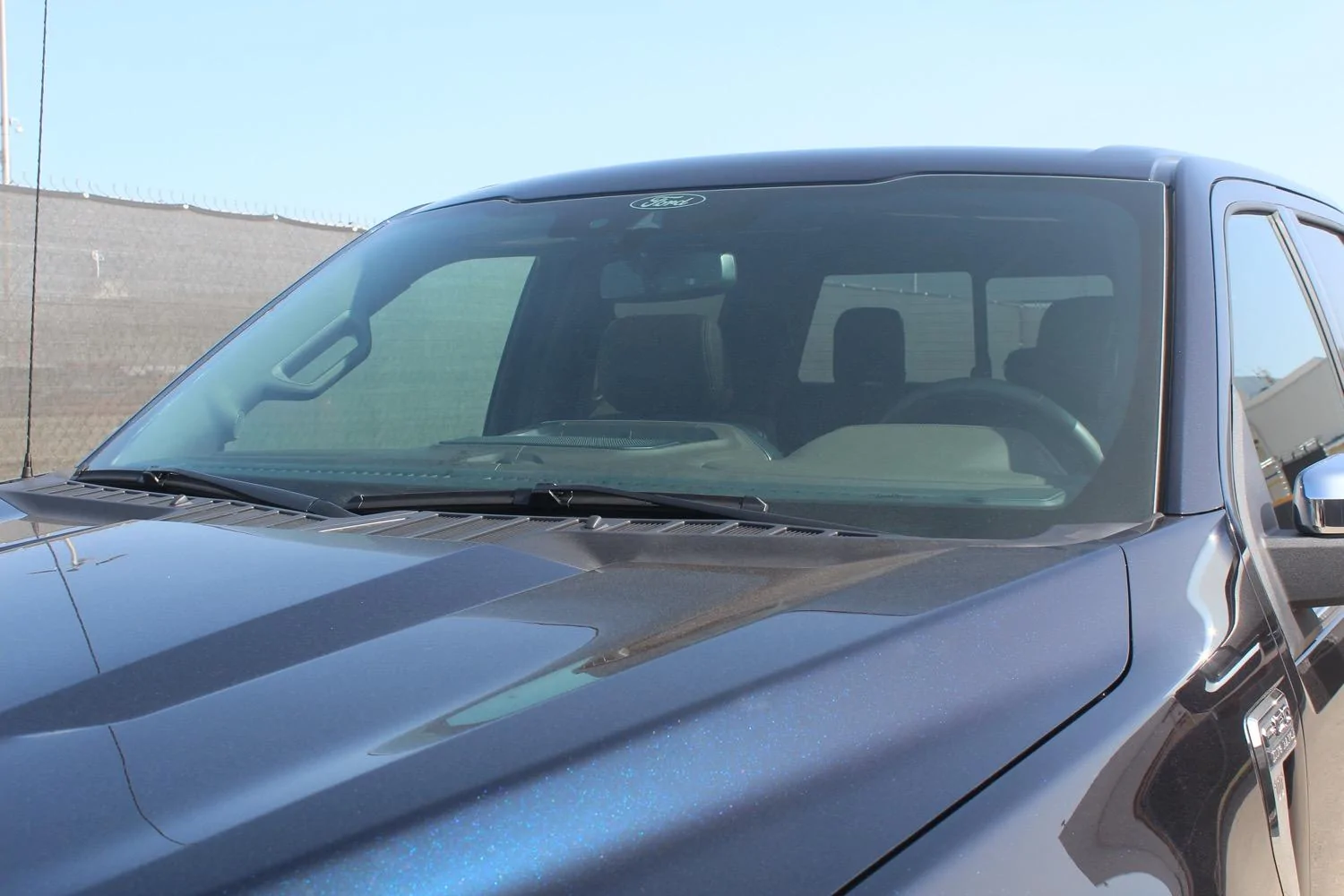 Ford Bronco Antimatter Blue Thread Antimatter Blue 2021 F-150 King Ranch Chrome 32