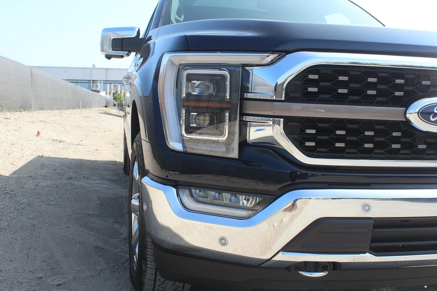 Ford Bronco Antimatter Blue Thread Antimatter Blue 2021 F-150 King Ranch Chrome 9