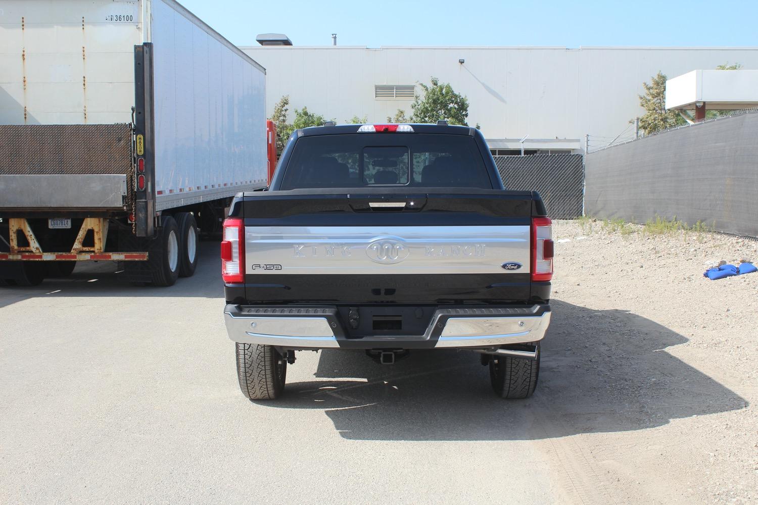 Ford Bronco Antimatter Blue Thread Antimatter Blue 2021 F-150 King Ranch Chrome 24