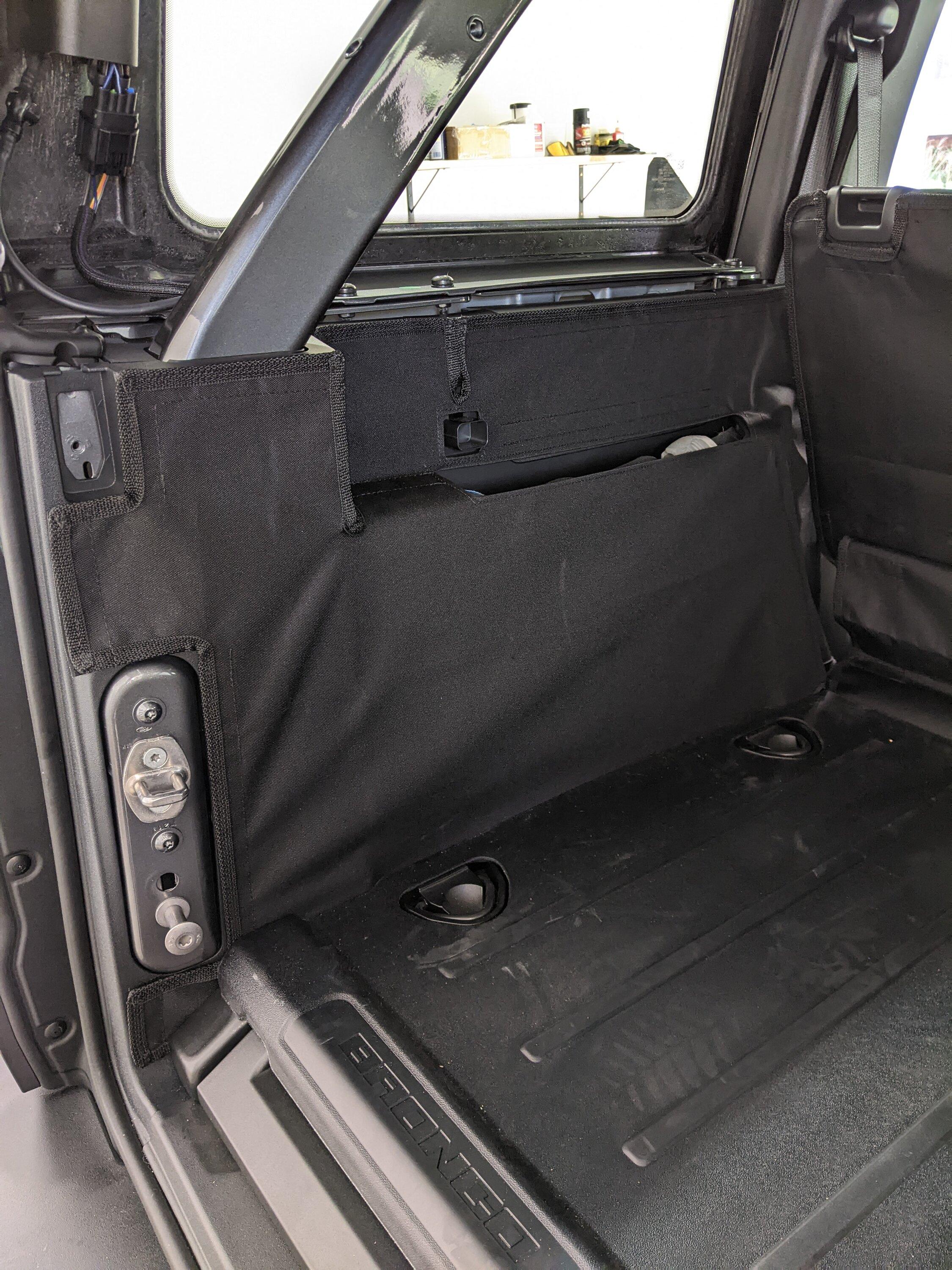 Ford Bronco Canvasback Cargo/Seat Protectors Install PXL_20220922_161349944