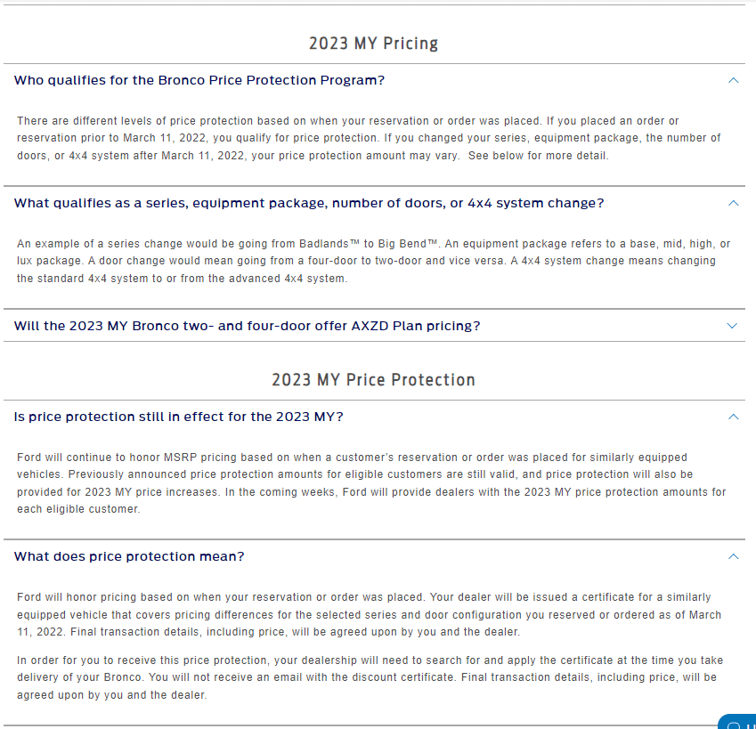 Ford Bronco PSA / Tips on 2023MY Bronco ReOrdering 1663869815476