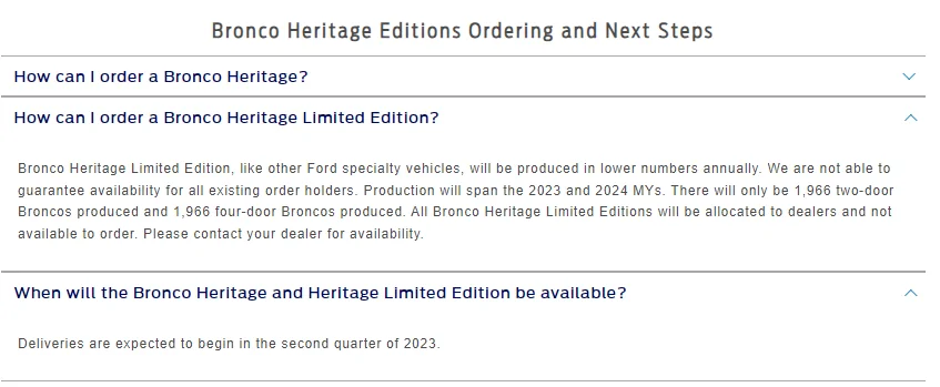 Ford Bronco PSA / Tips on 2023MY Bronco ReOrdering 1663870123130