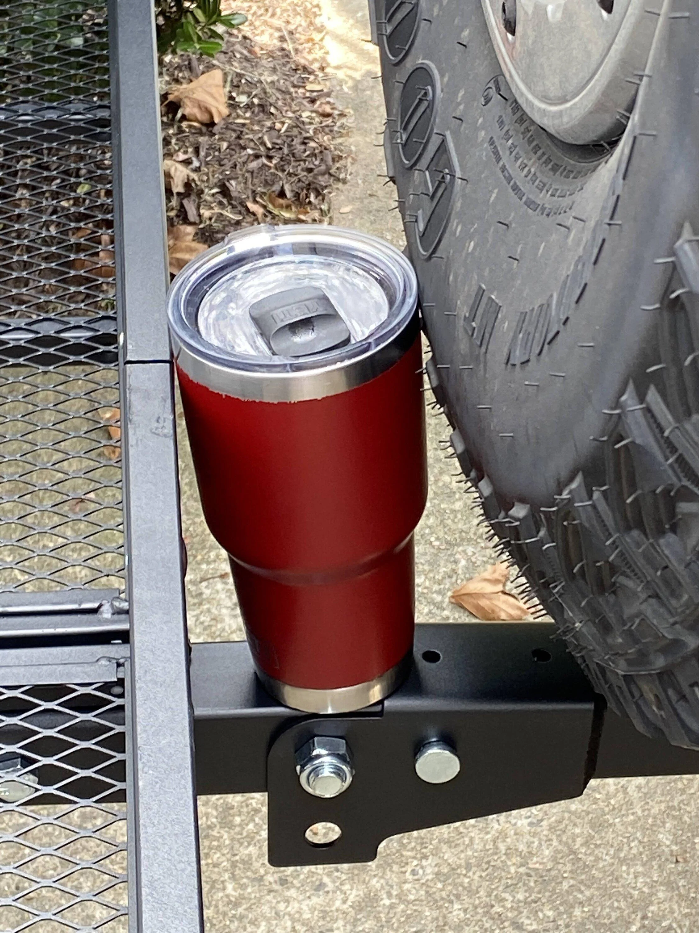 Ford Bronco Curt Folding Hitch Mounted Basket through Ford IMG_2518