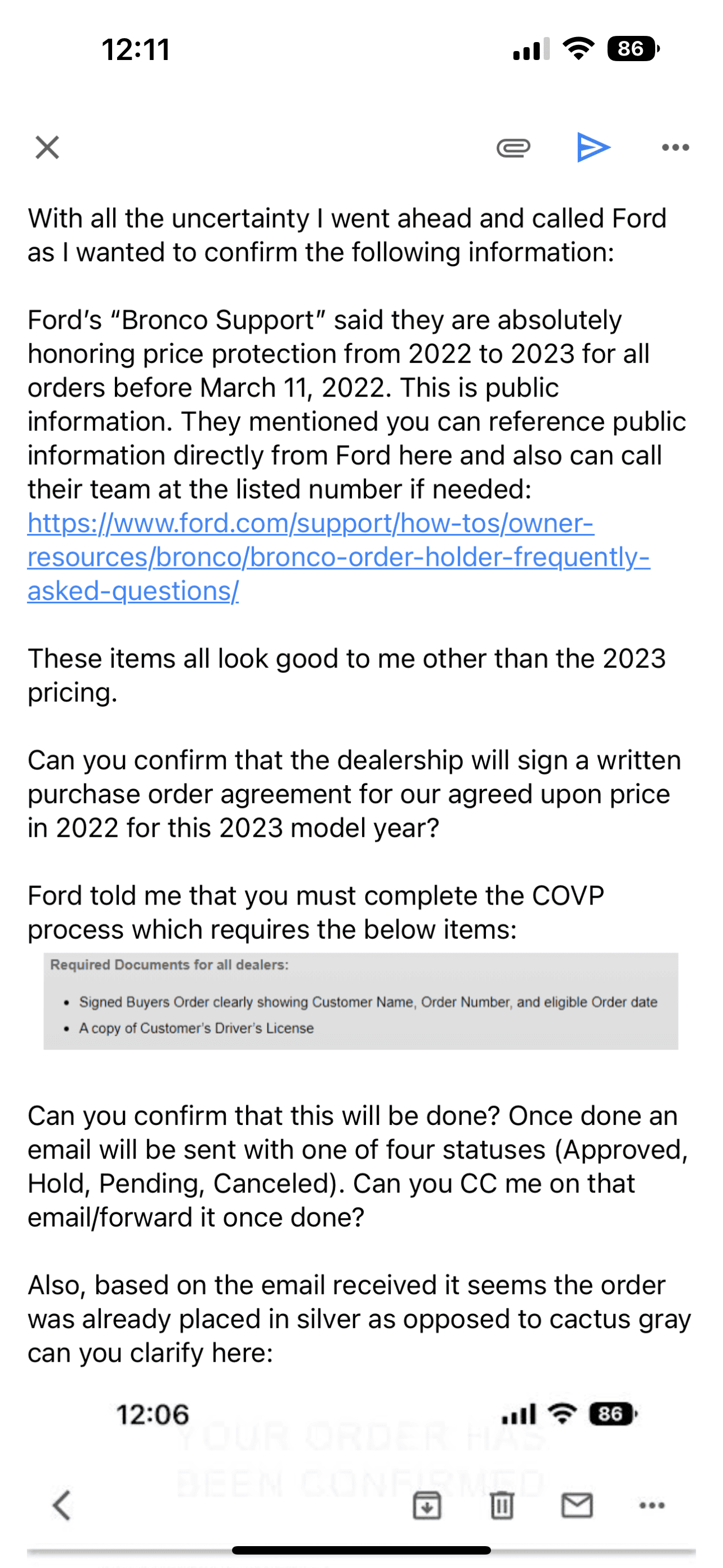 Ford Bronco PSA / Tips on 2023MY Bronco ReOrdering 2CF256D4-7C2F-404E-9EF1-EBDABE5C4032