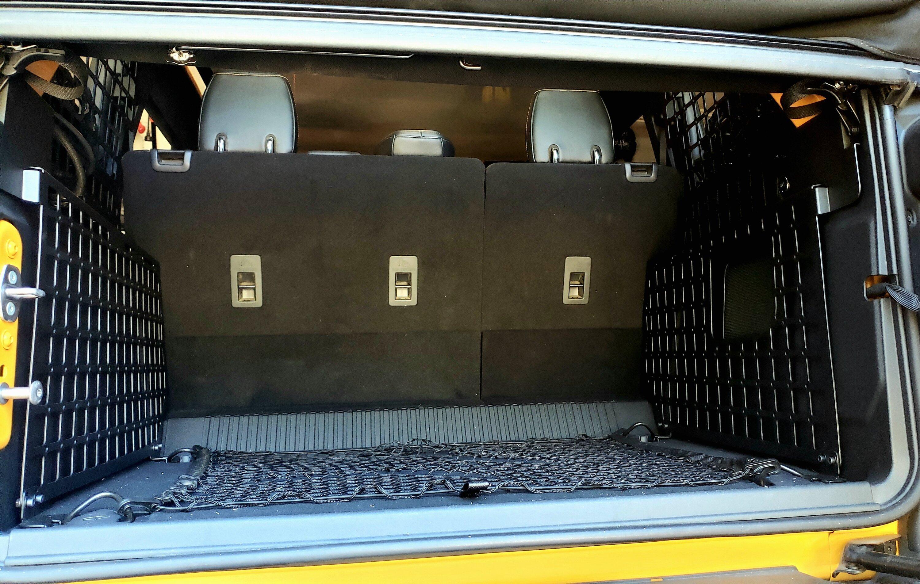 Ford Bronco Repainted Scratched Rear Cargo Panels Prior to Installing Rear Molle Panels Over Them 20220922_171246