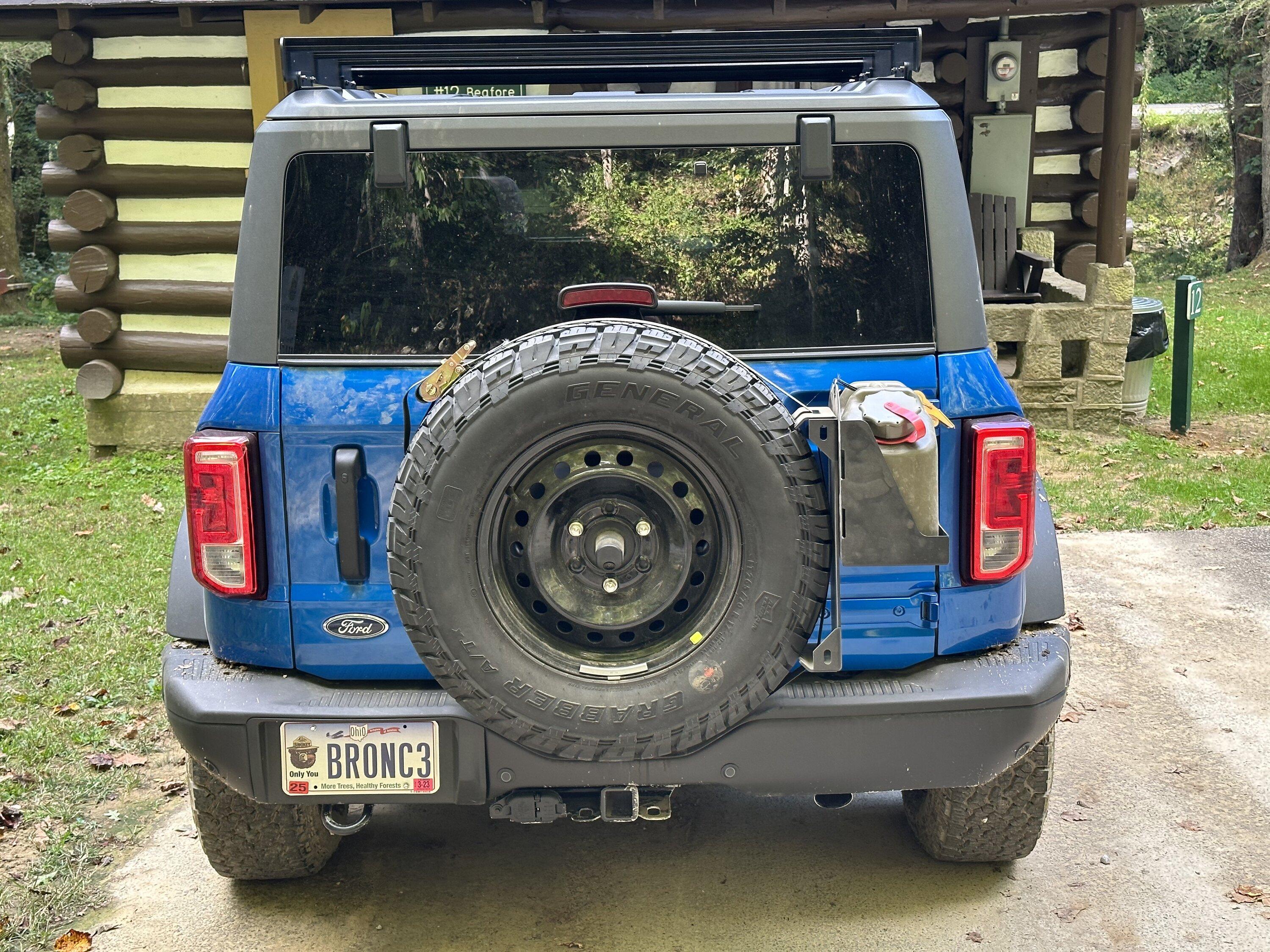 Ford Bronco My Custom Jerry Can Holder A765CF6C-4183-470E-822A-C088709424D9