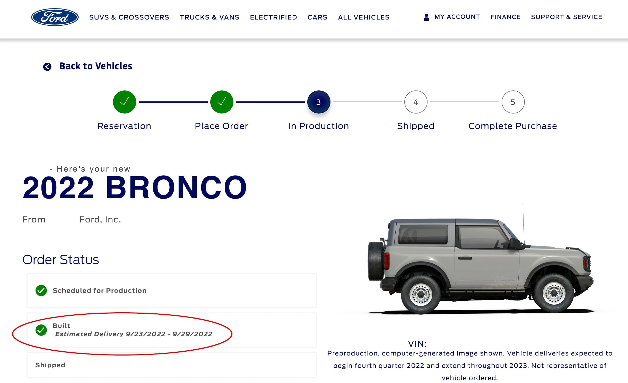 Ford Bronco 8/8/22 Build Week Group. teaser