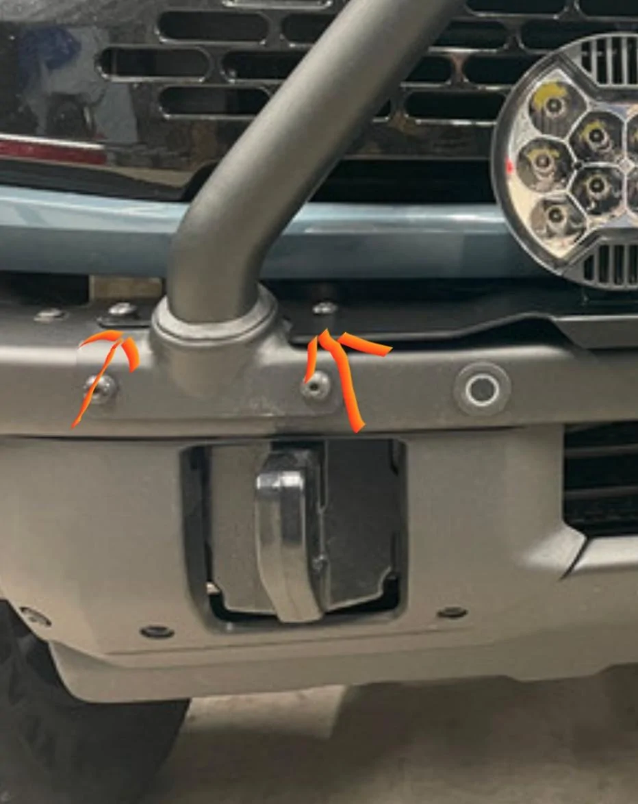 Ford Bronco TCB MODULAR BUMPER LIGHT BAR BRACKET review/pics 20220923_100048