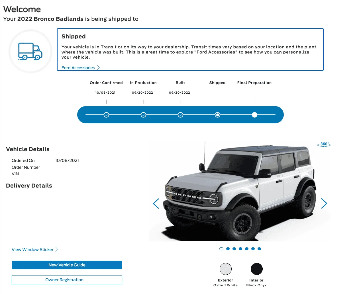 Ford Bronco 9/19/22 Build Week Screen Shot 2022-09-23 at 3.27.44 PM
