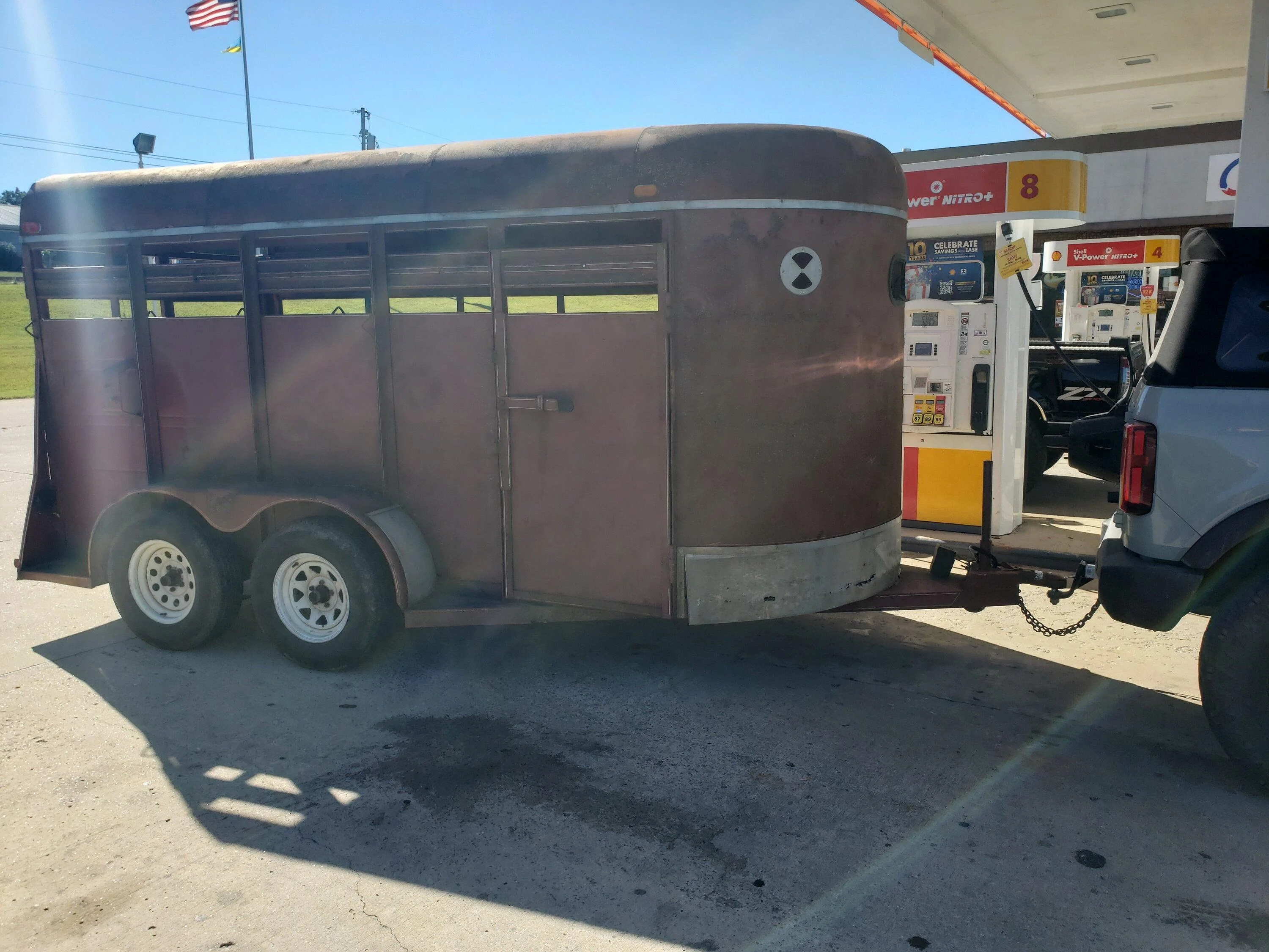Ford Bronco First significant experience towing ~3000 lbs w/ Bronco 2.7, 4.27 Big Bend 4-dr 20220923_152931