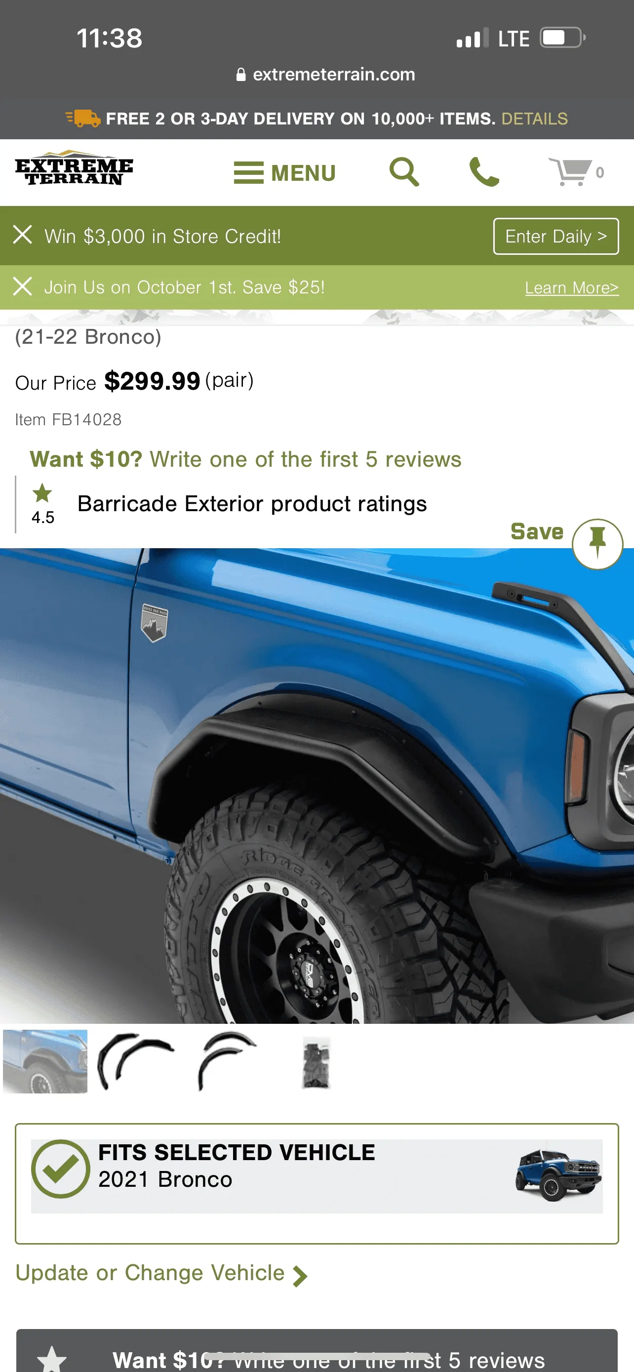 Ford Bronco Bestop Fender Flares For Bronco - First Look Video 1664019330390